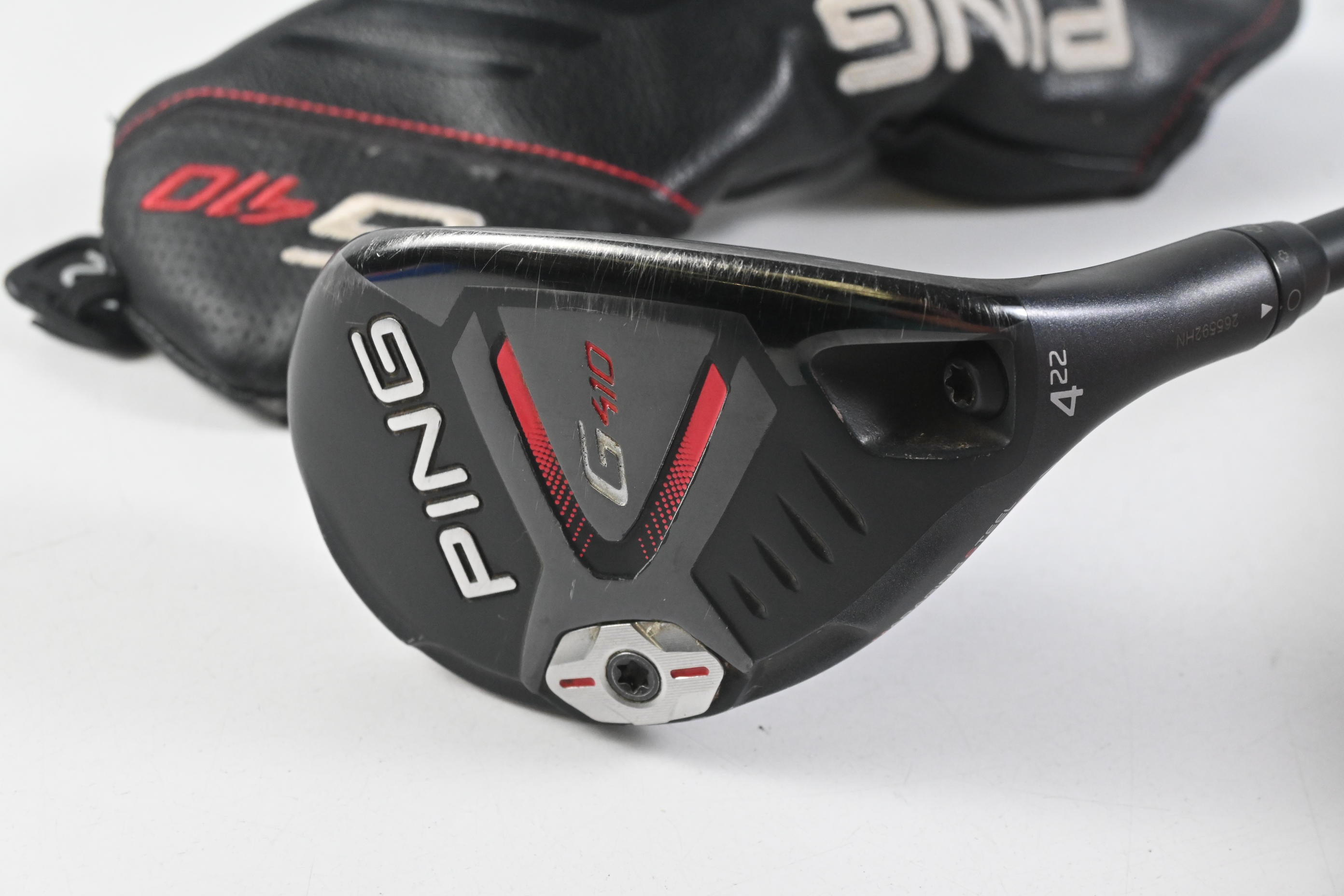 Ping G410 #4 Hybrid / 22 Degree / Regular Flex Ping Alta CB Black 70 Shaft
