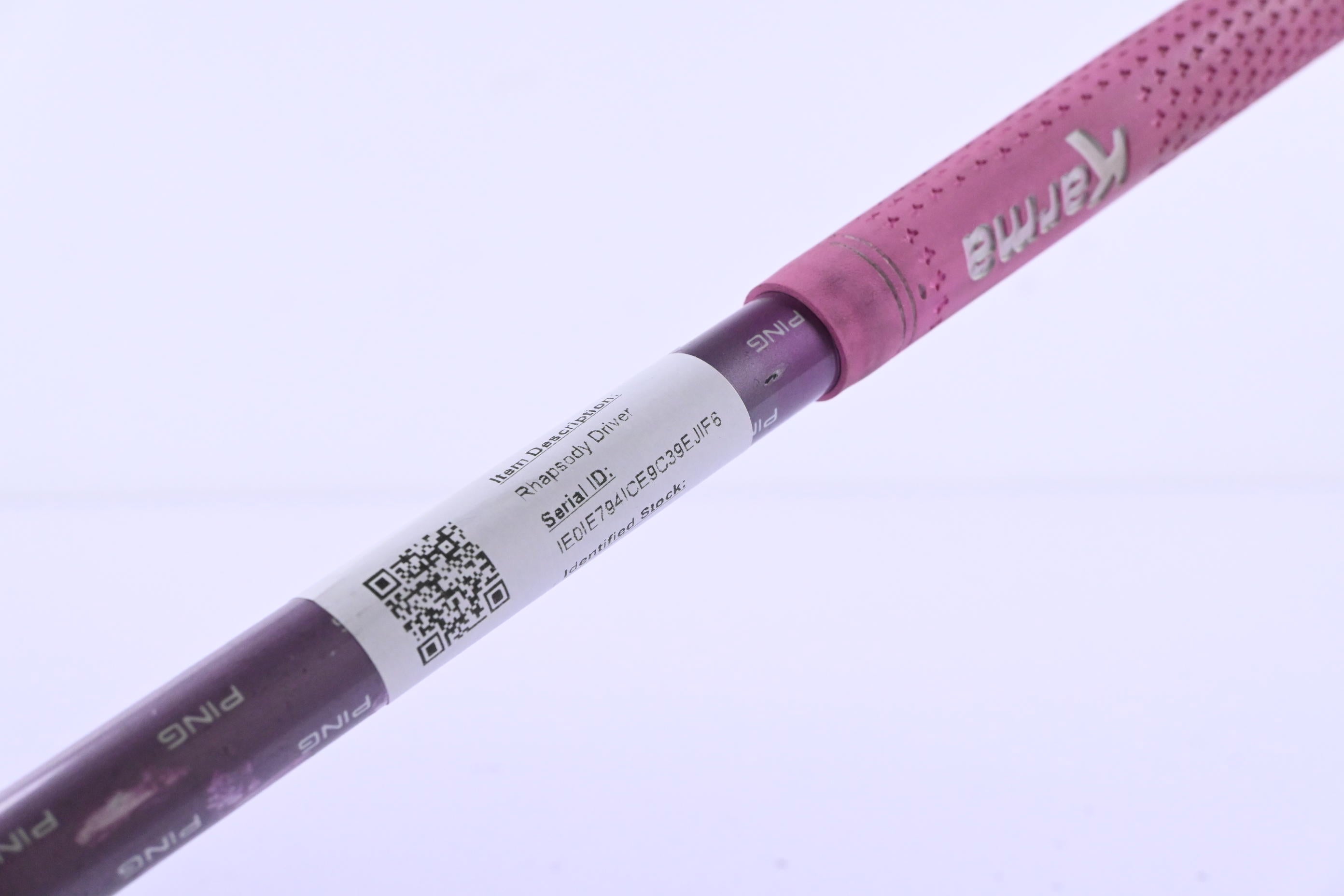Ladies Ping Rhapsody Driver / 12 Degree / Ladies Flex Ping ULT Shaft