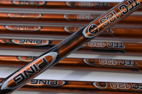 Ping G10 Irons / 6-PW+UW+SW / Black Dot / Regular Flex Ping TFC 129 Shafts