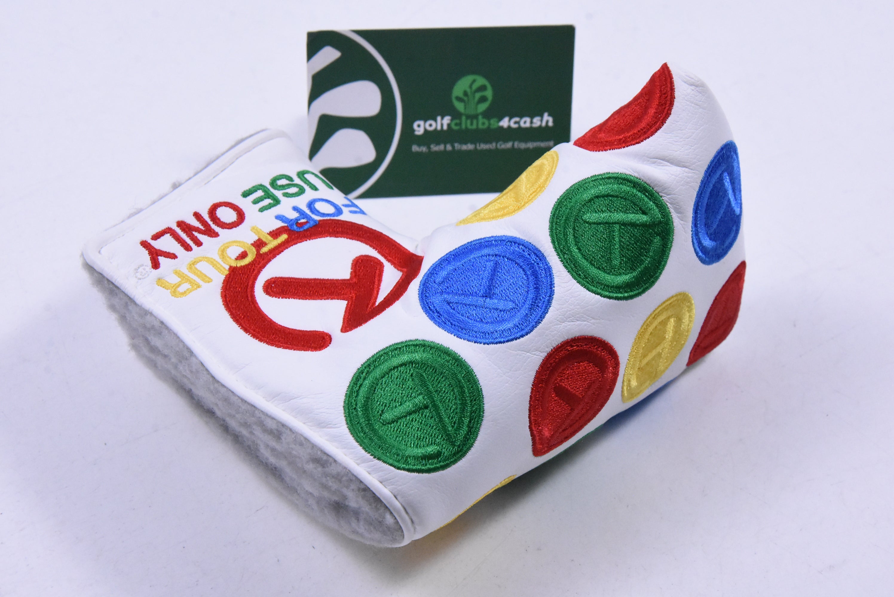 Scotty Cameron Circle T Dancing Rainbow Putter Cover / Mid-Mallet / White