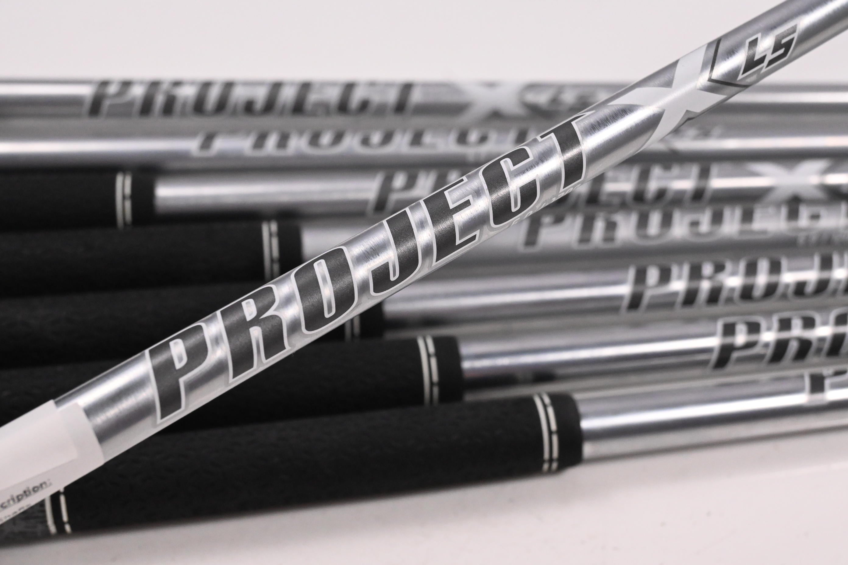 Project X LS 120 Iron Shafts / Stiff Flex / Set of 8 / .355" Taper Tips