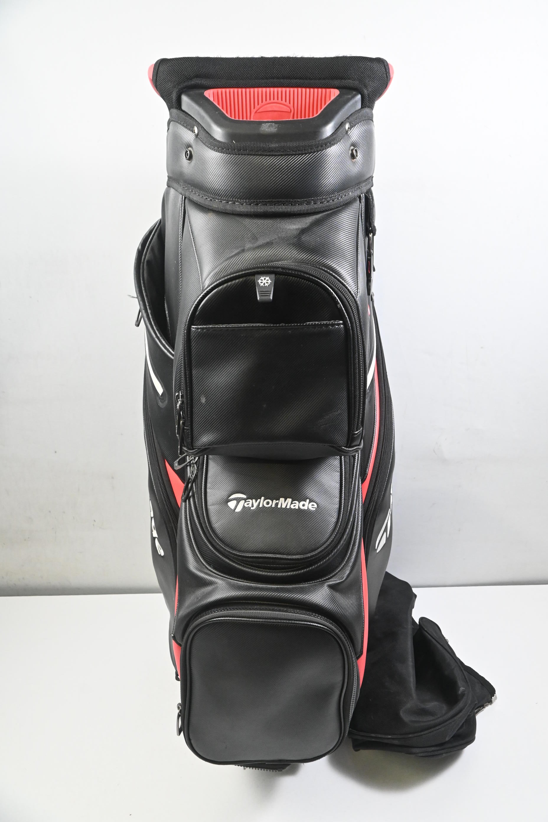 Taylormade Cart Bag / 14-Way Divider / Black, Red