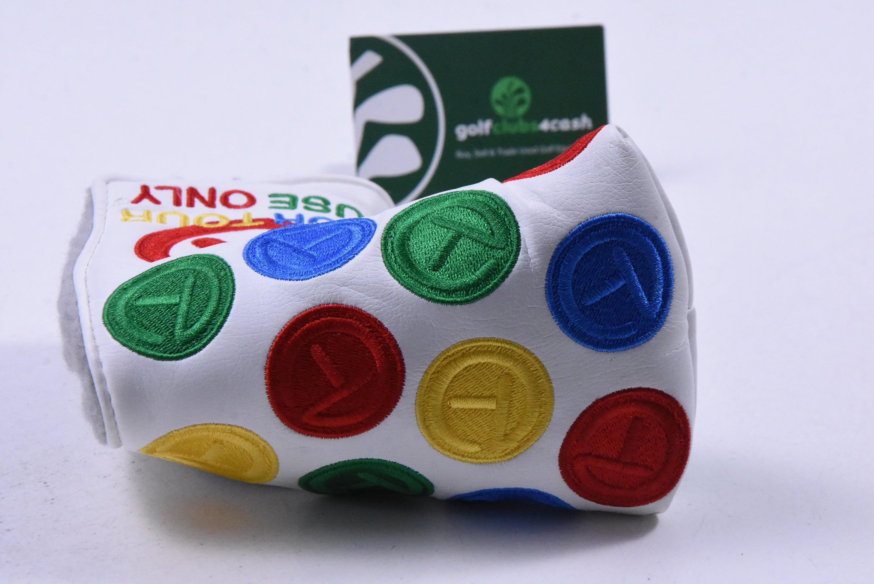 Scotty Cameron Circle T Dancing Rainbow Putter Cover / Mid-Mallet / White