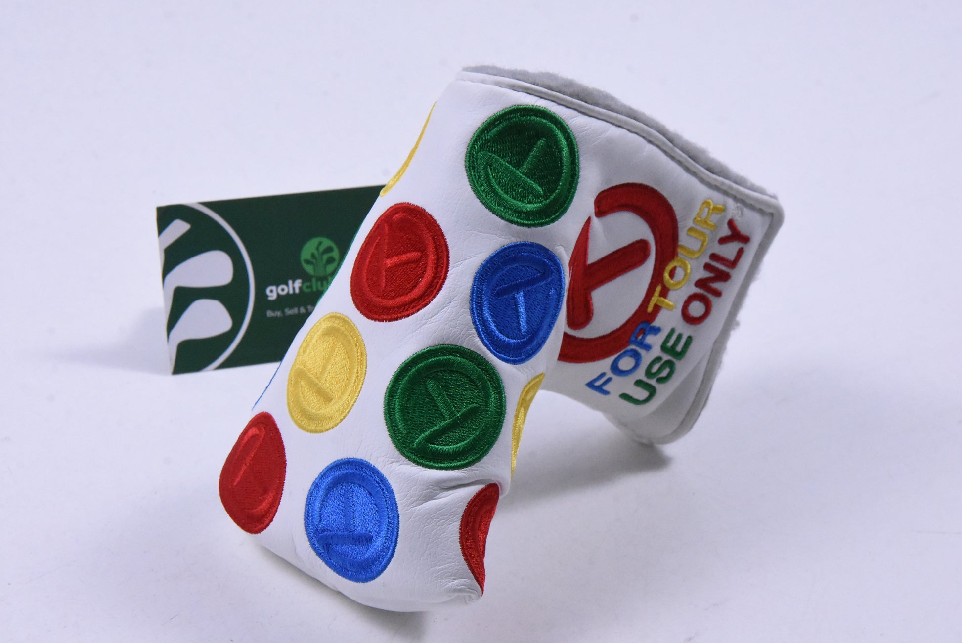 Scotty Cameron Circle T Dancing Rainbow Putter Cover / Mid-Mallet / White