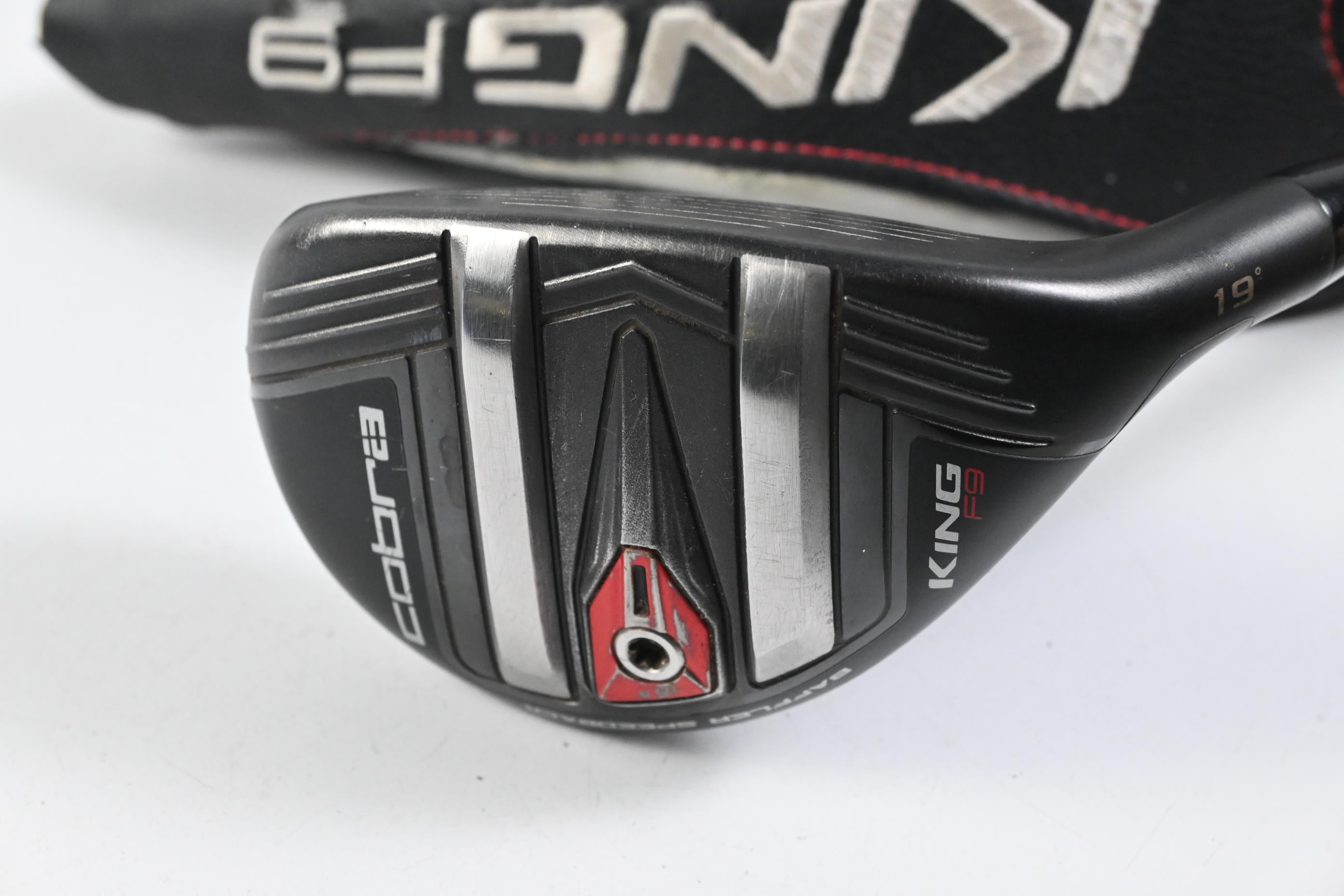 Cobra King F9 #3 Hybrid / 19 Degree / Stiff Flex Fujikura Atmos Black 7 Shaft