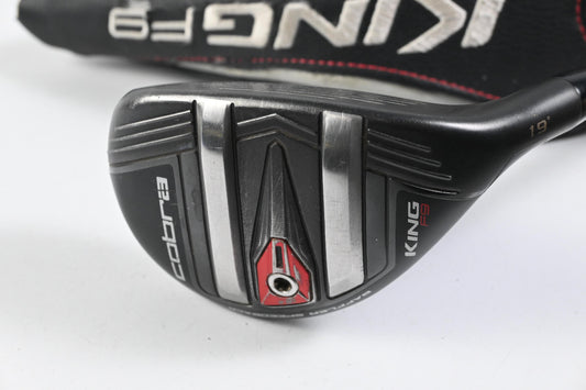Cobra King F9 #3 Hybrid / 19 Degree / Stiff Flex Fujikura Atmos Black 7 Shaft