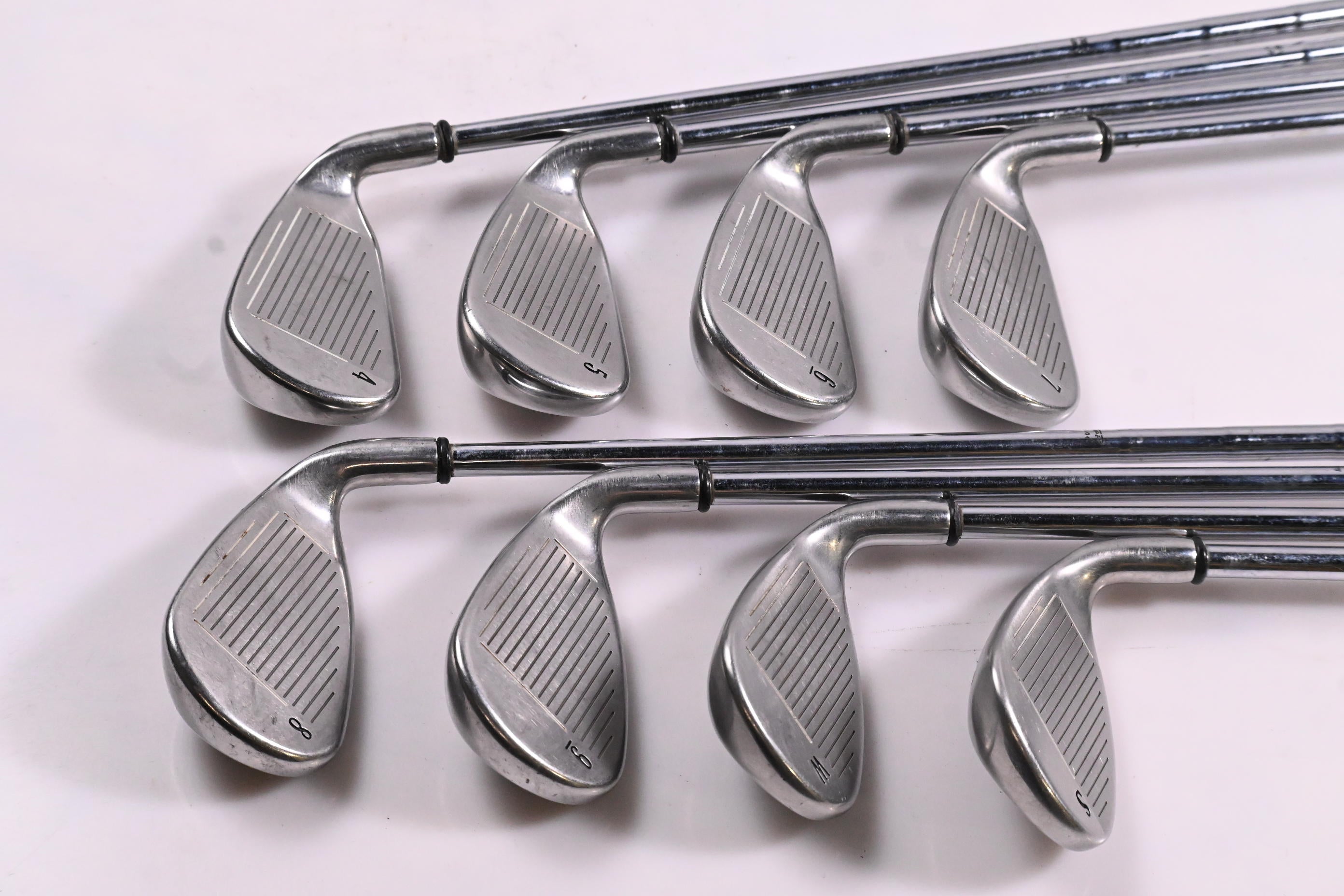 Left Hand Callaway Big Bertha 2002 Irons / 4-PW+SW / UniFlex Callaway Shafts
