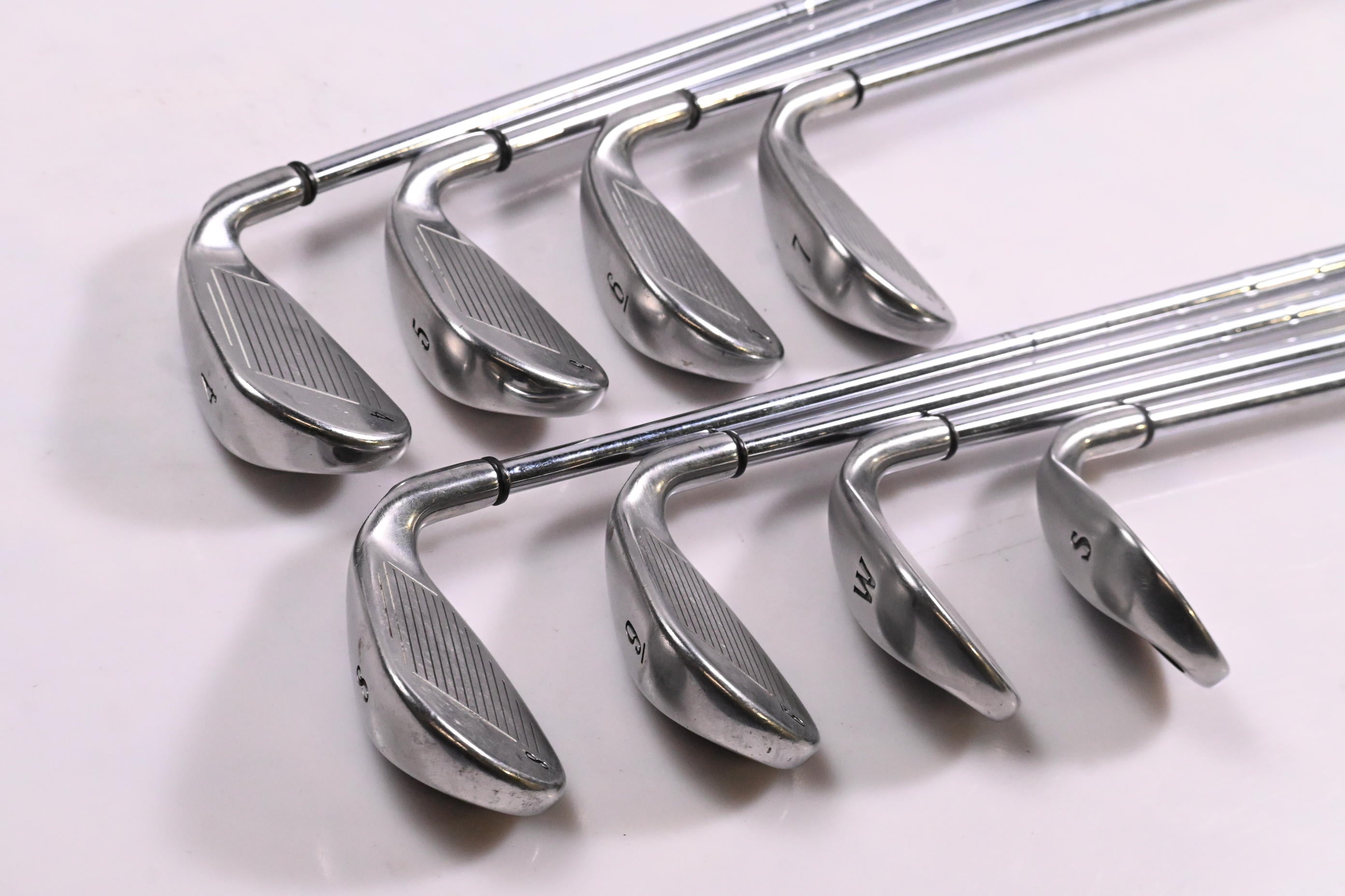 Left Hand Callaway Big Bertha 2002 Irons / 4-PW+SW / UniFlex Callaway Shafts