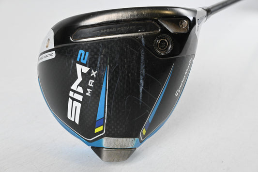 TaylorMade SIM2 Max Driver / 9 Degree / Stiff Flex Aldila Rogue Black 60 Shaft