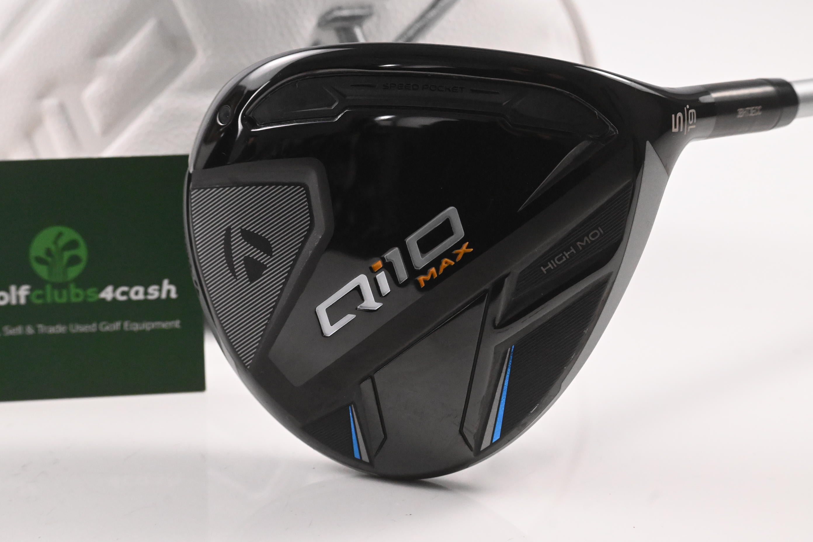 Ladies Taylormade Qi10 Max #5 Wood / 19 Degree / Ladies Flex Fujikura SpeederNX