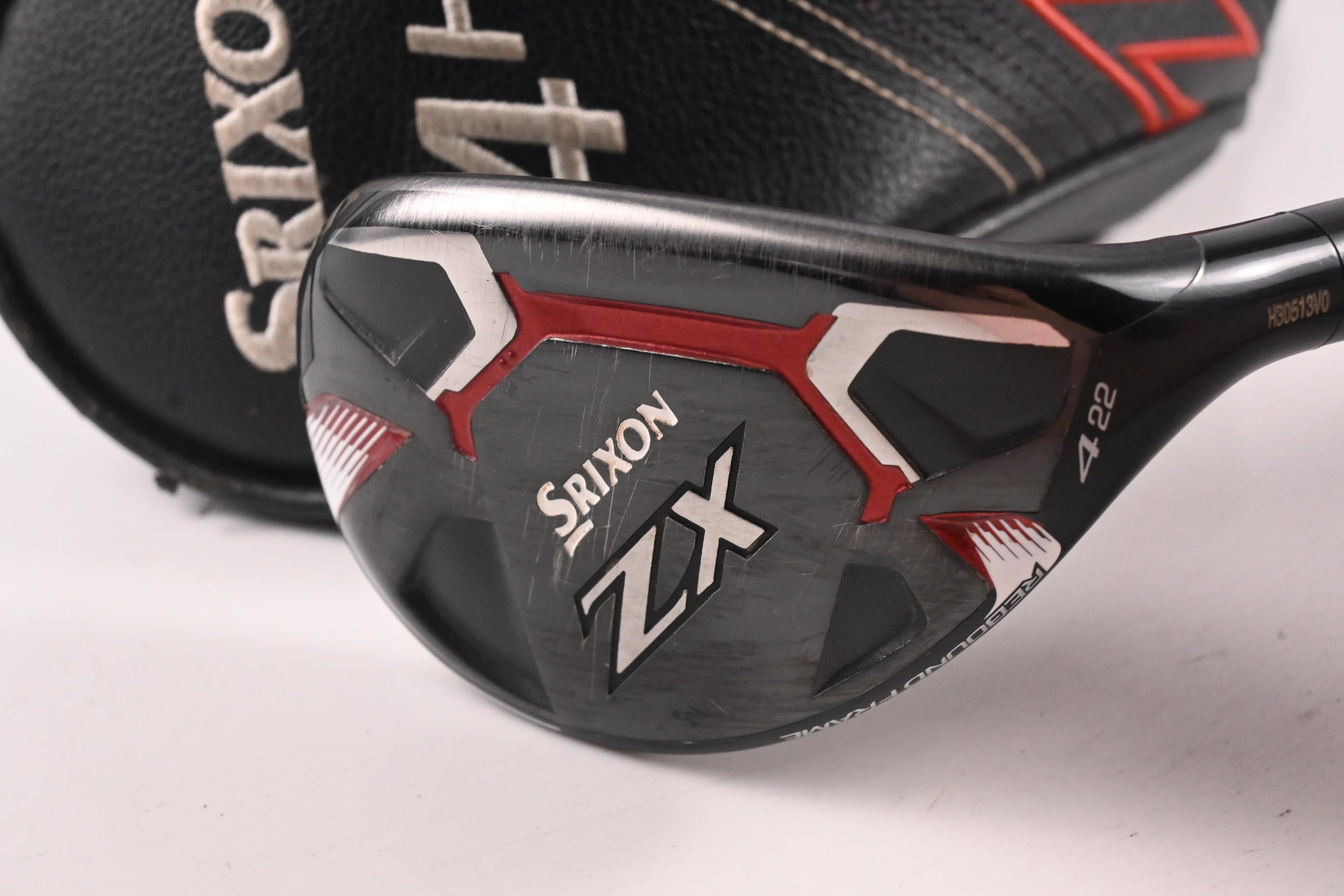 Srixon ZX #4 Hybrid / 22 Degree / Stiff Flex HZRDUS Smoke Black 80 Shaft