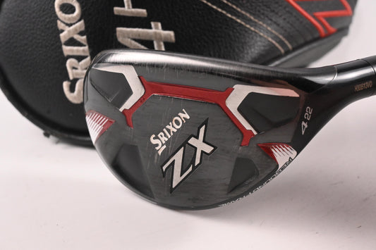 Srixon ZX #4 Hybrid / 22 Degree / Stiff Flex HZRDUS Smoke Black 80 Shaft