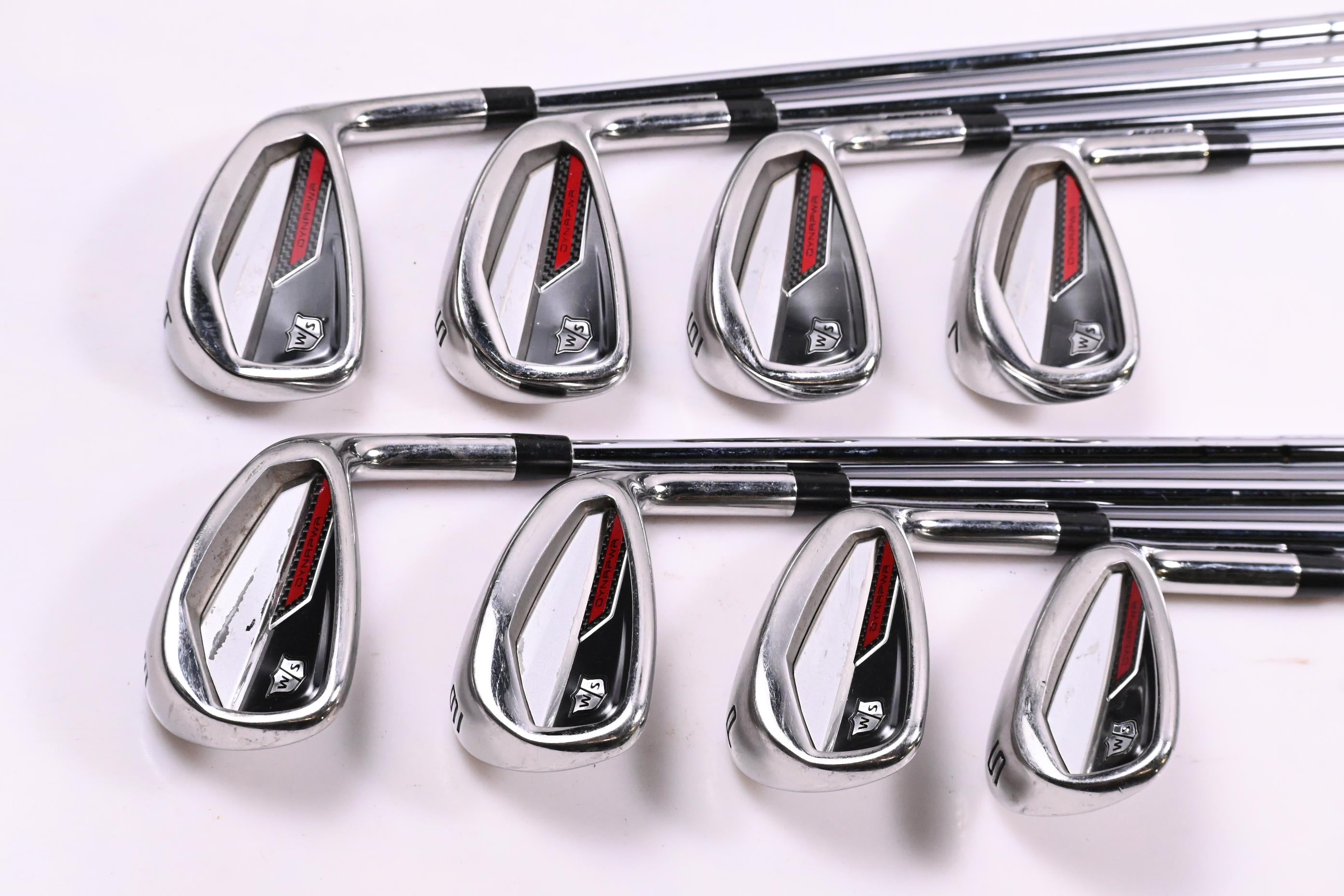 Wilson Dynapower 2023 Irons / 4-PW+SW / Stiff Flex Dynamic Gold 105 S300 Shafts