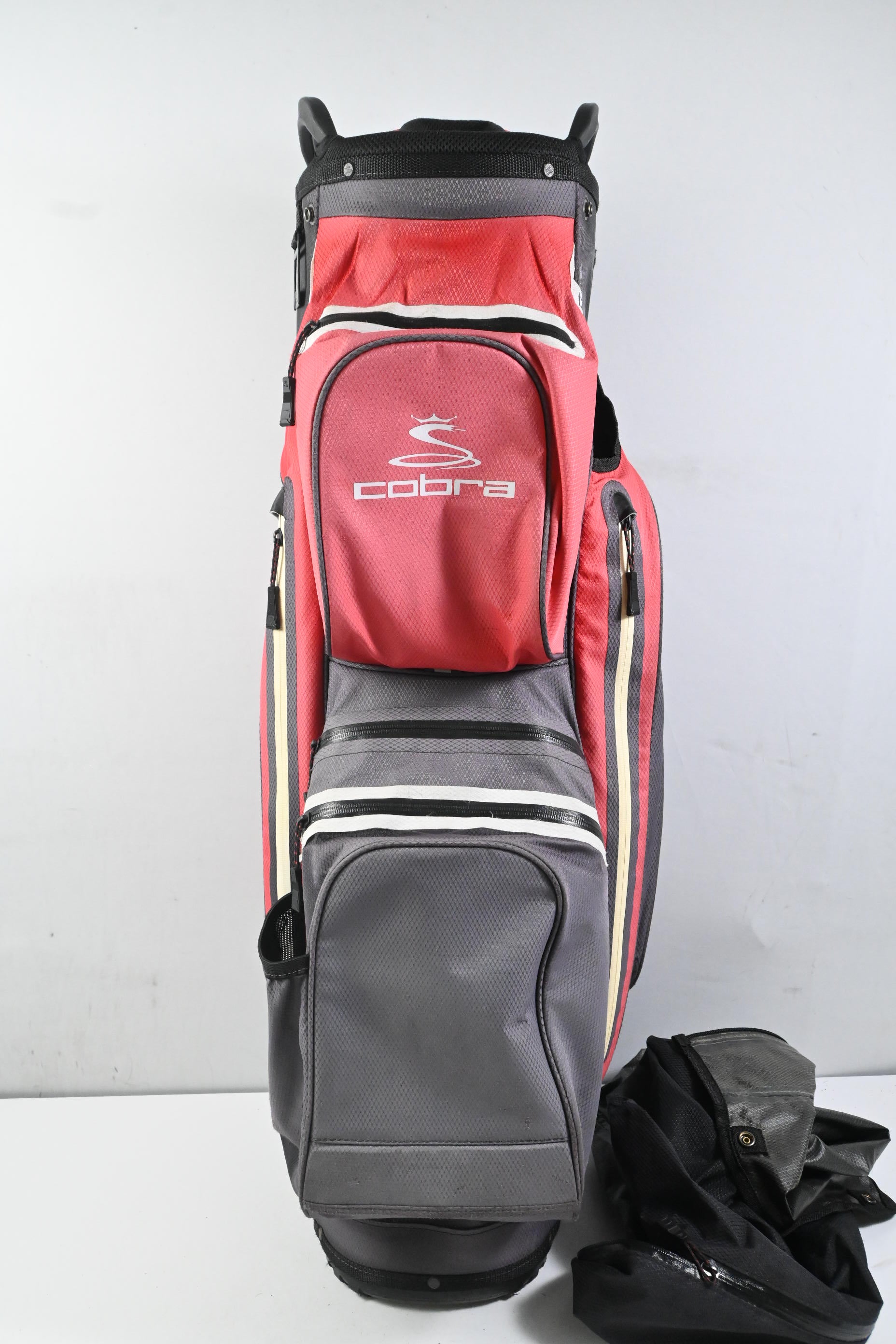 Cobra Ultra Dry Cart Bag / 14-Way Divider / Red, Black