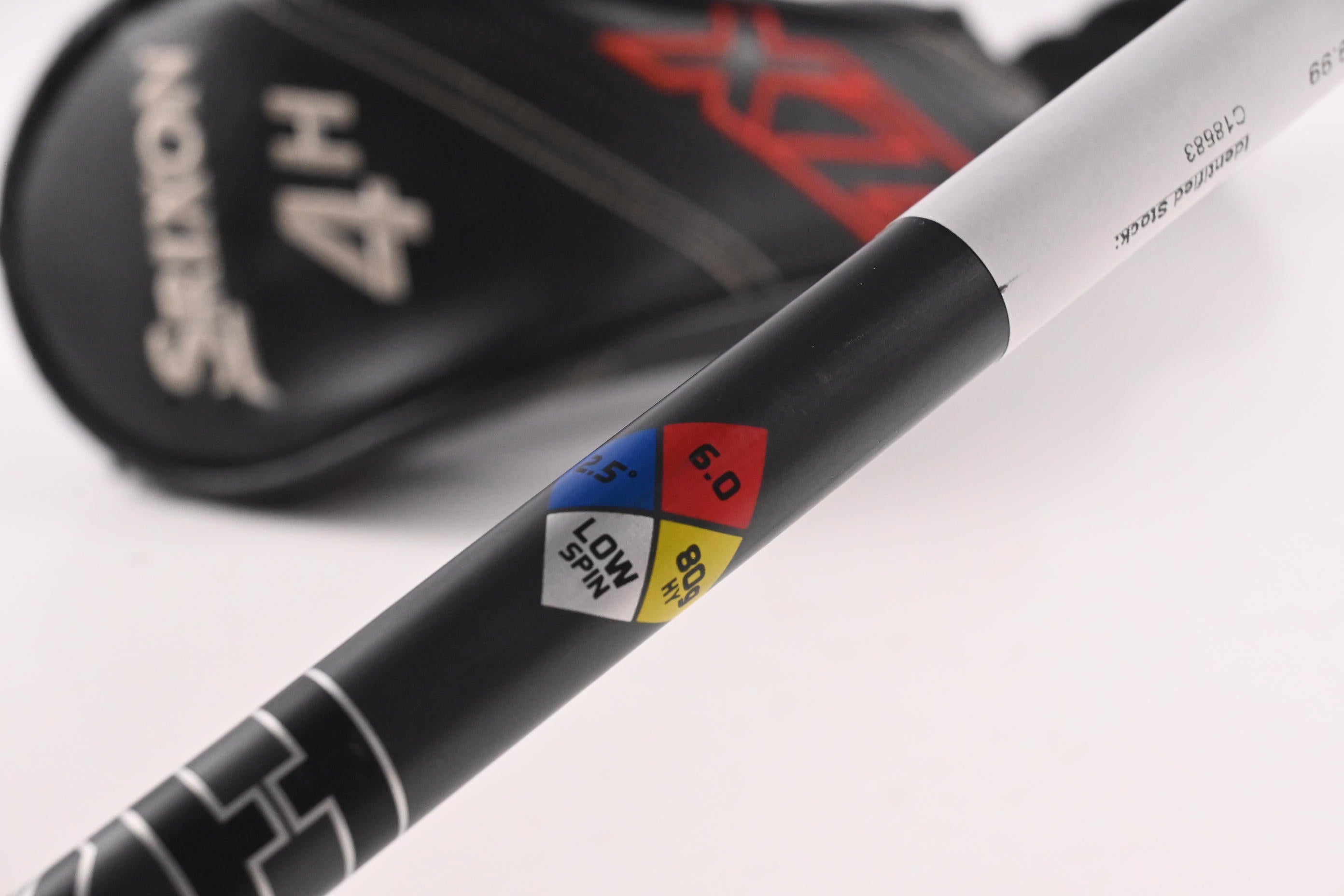 Srixon ZX #4 Hybrid / 22 Degree / Stiff Flex HZRDUS Smoke Black 80 Shaft