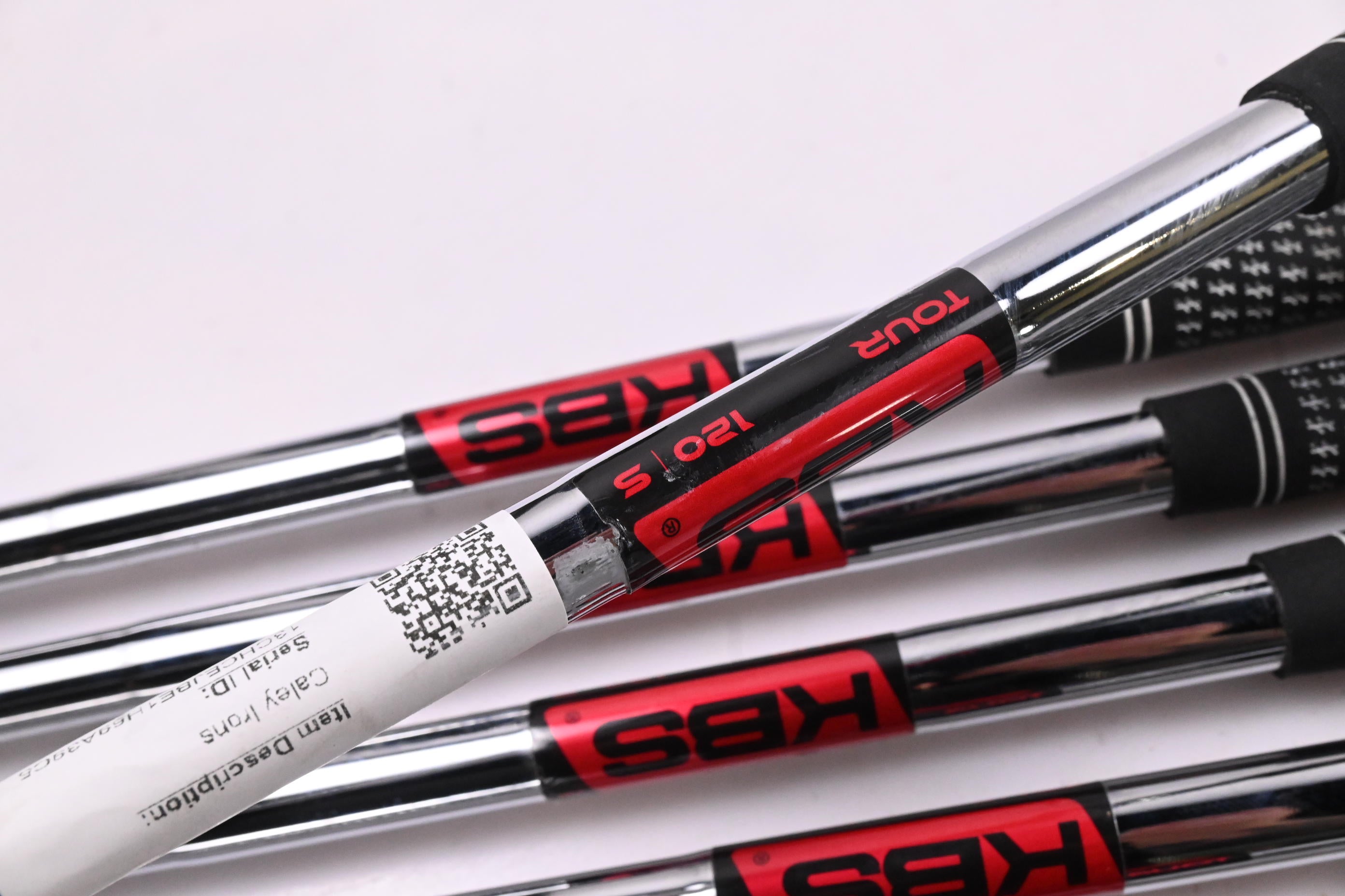 Caley 01T Irons / 4-PW / Stiff Flex KBS Tour 120 Shafts