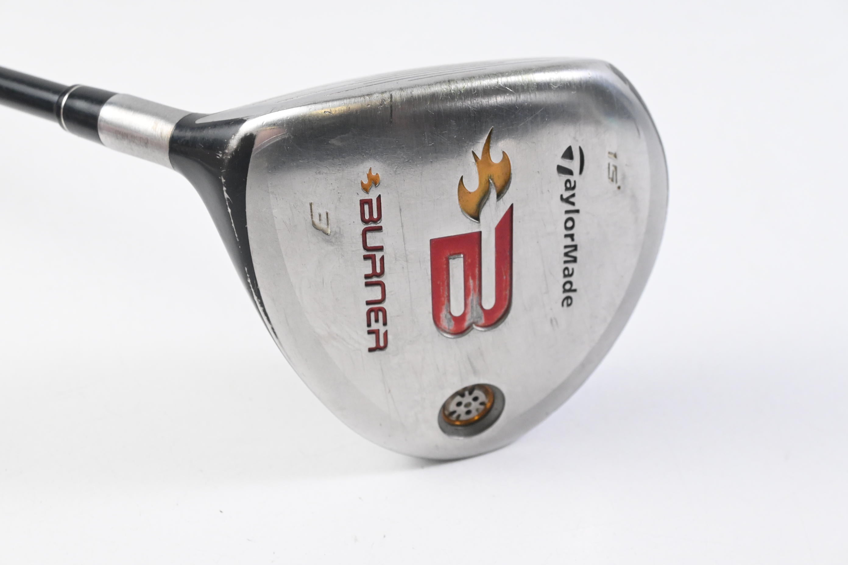 Left Hand Taylormade Burner 2008 #3 Wood / 15 Degree / Regular Flex REAX 49