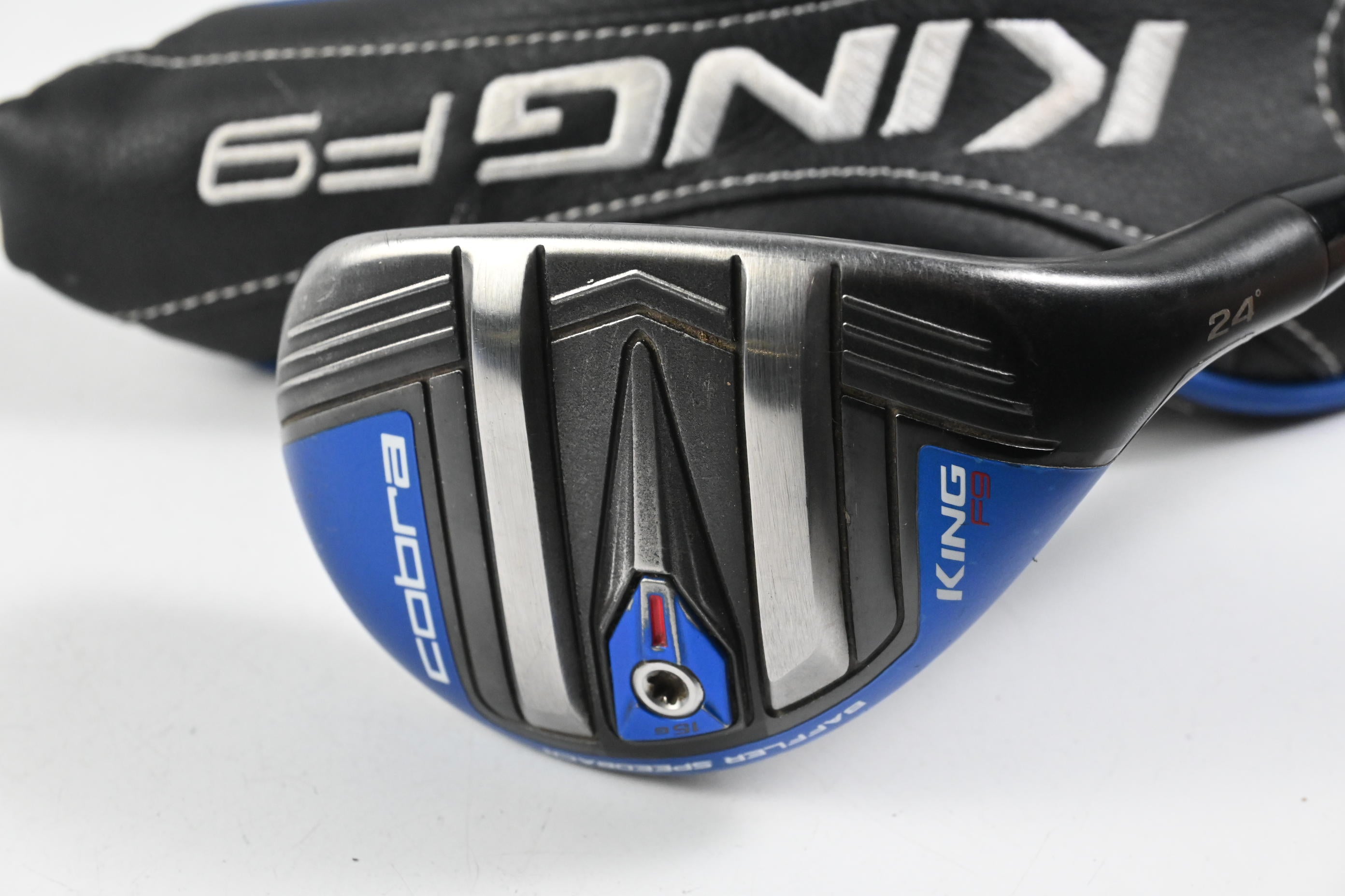 Cobra King F9 One Length #5 Hybrid / 24 Degree / Senior Flex Atmos Black 7 Shaft