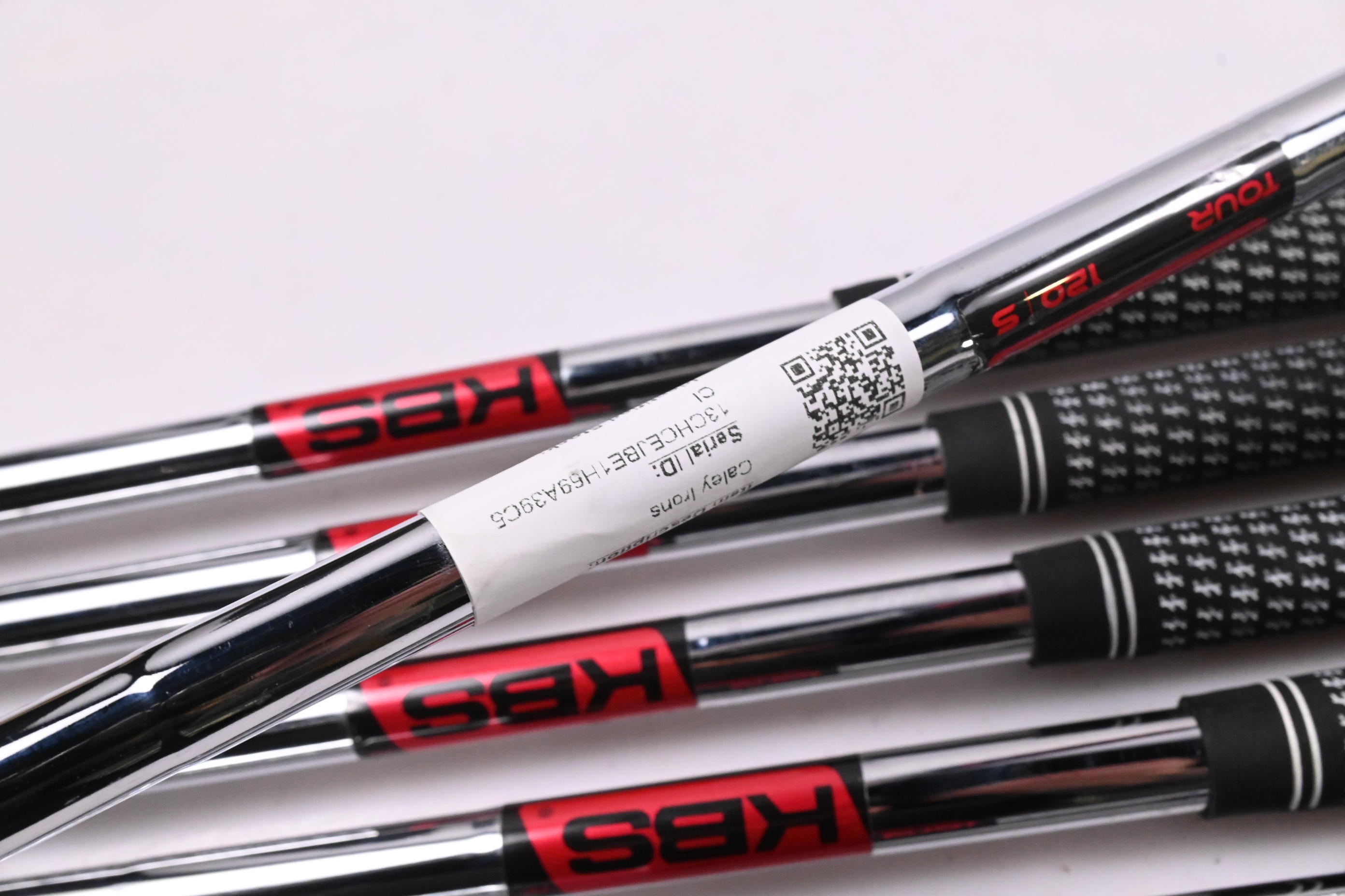 Caley 01T Irons / 4-PW / Stiff Flex KBS Tour 120 Shafts