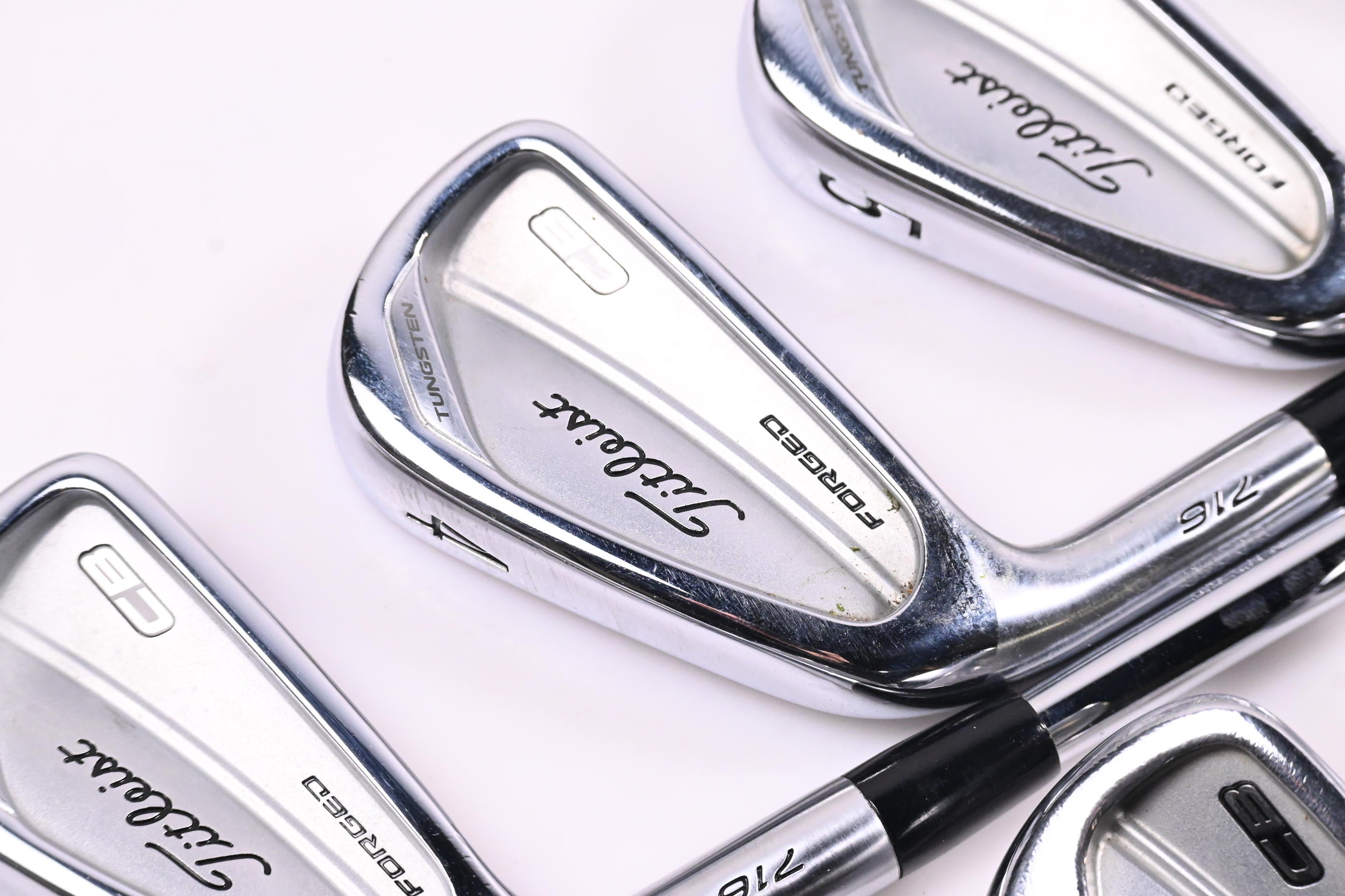 Left Hand Titleist 716 CB Irons / 3-PW / Stiff Flex Dynamic Gold S300 Shafts