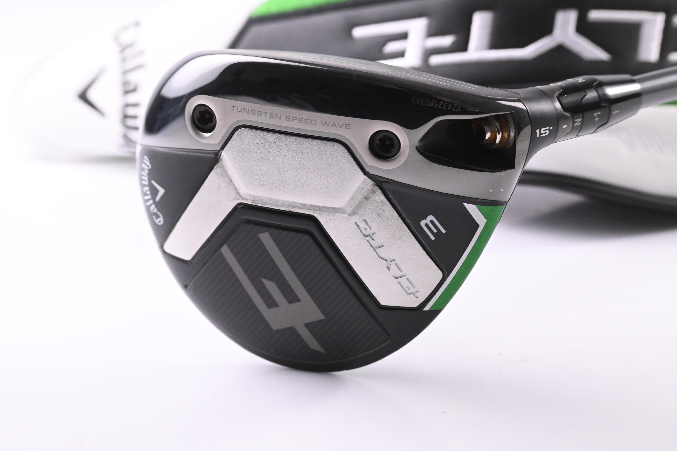 Callaway Elyte #3 Wood / 15 Degree / Stiff Flex Denali Charcoal 60 Shaft