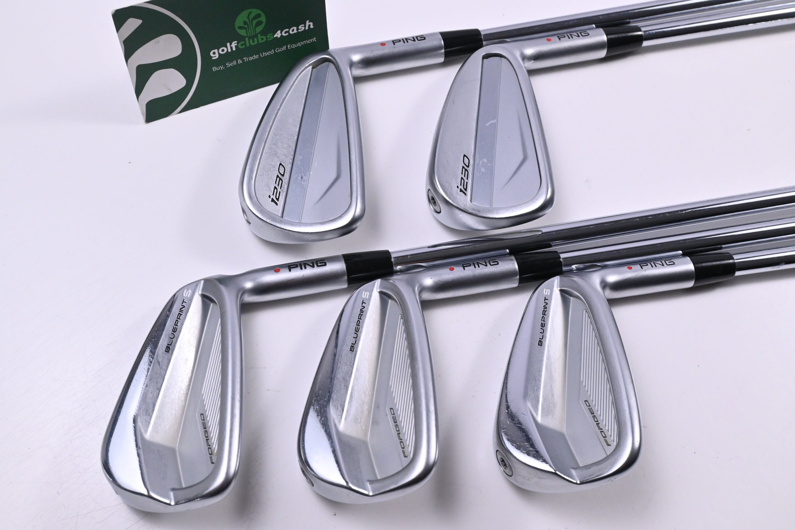 Ping Blueprint S / i230 Combo Irons / 5-9i / Red Dot / Regular Flex Modus 3 105