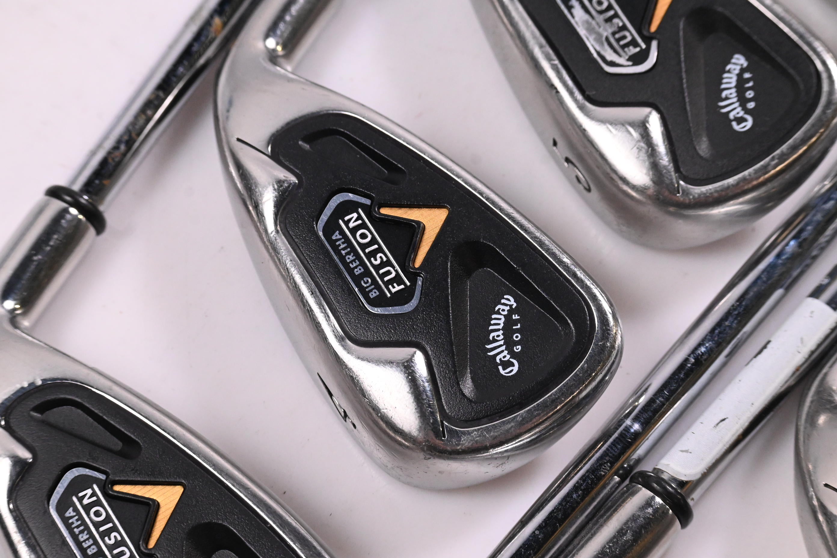 Callaway Big Bertha Fusion Irons / 3-PW+SW / UniFlex N.S.Pro 990 Shafts