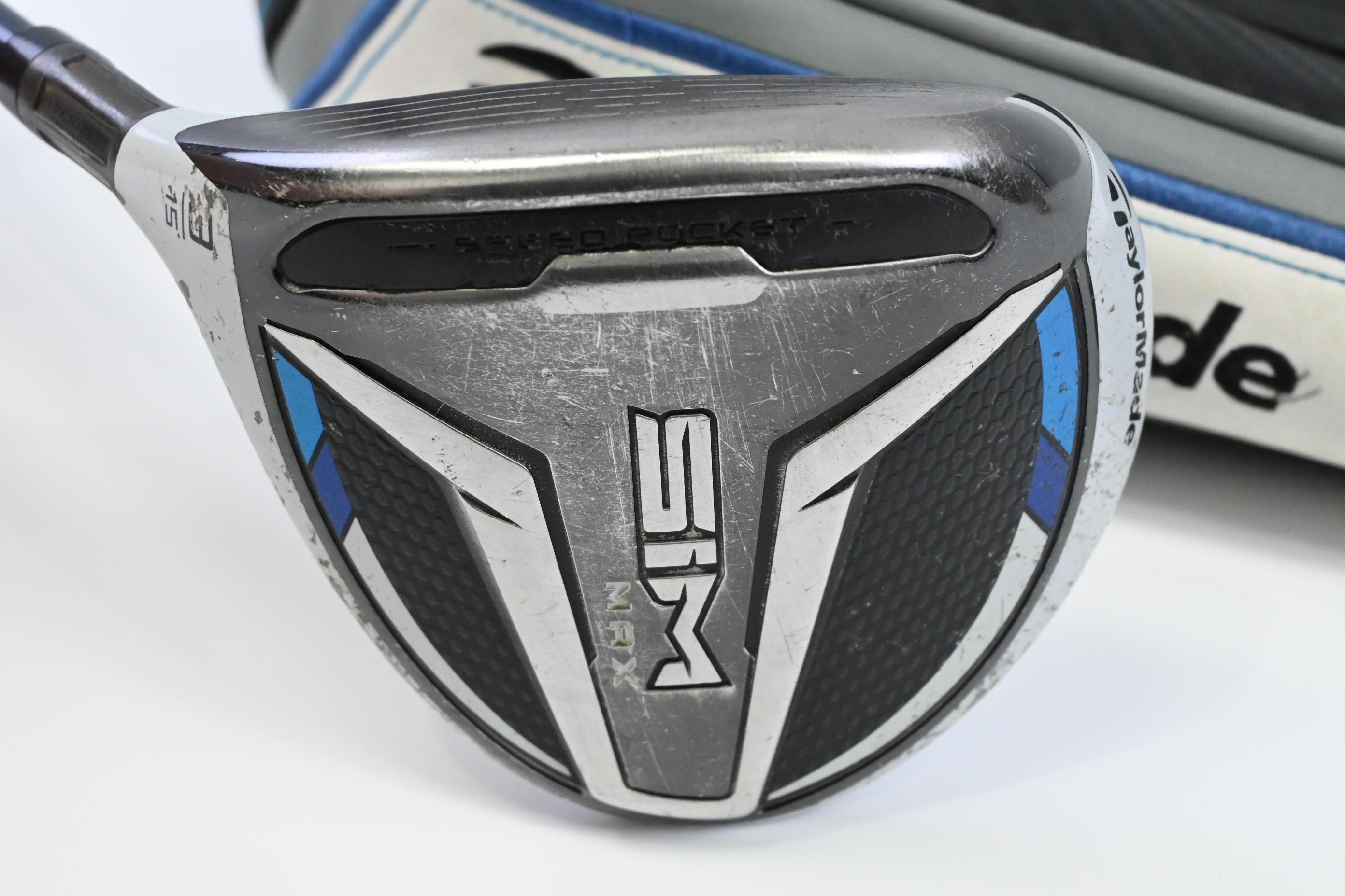 Left Hand Taylormade SIM2 Max #3 Wood / 15 Degree / Stiff Flex Ventus Blue 6
