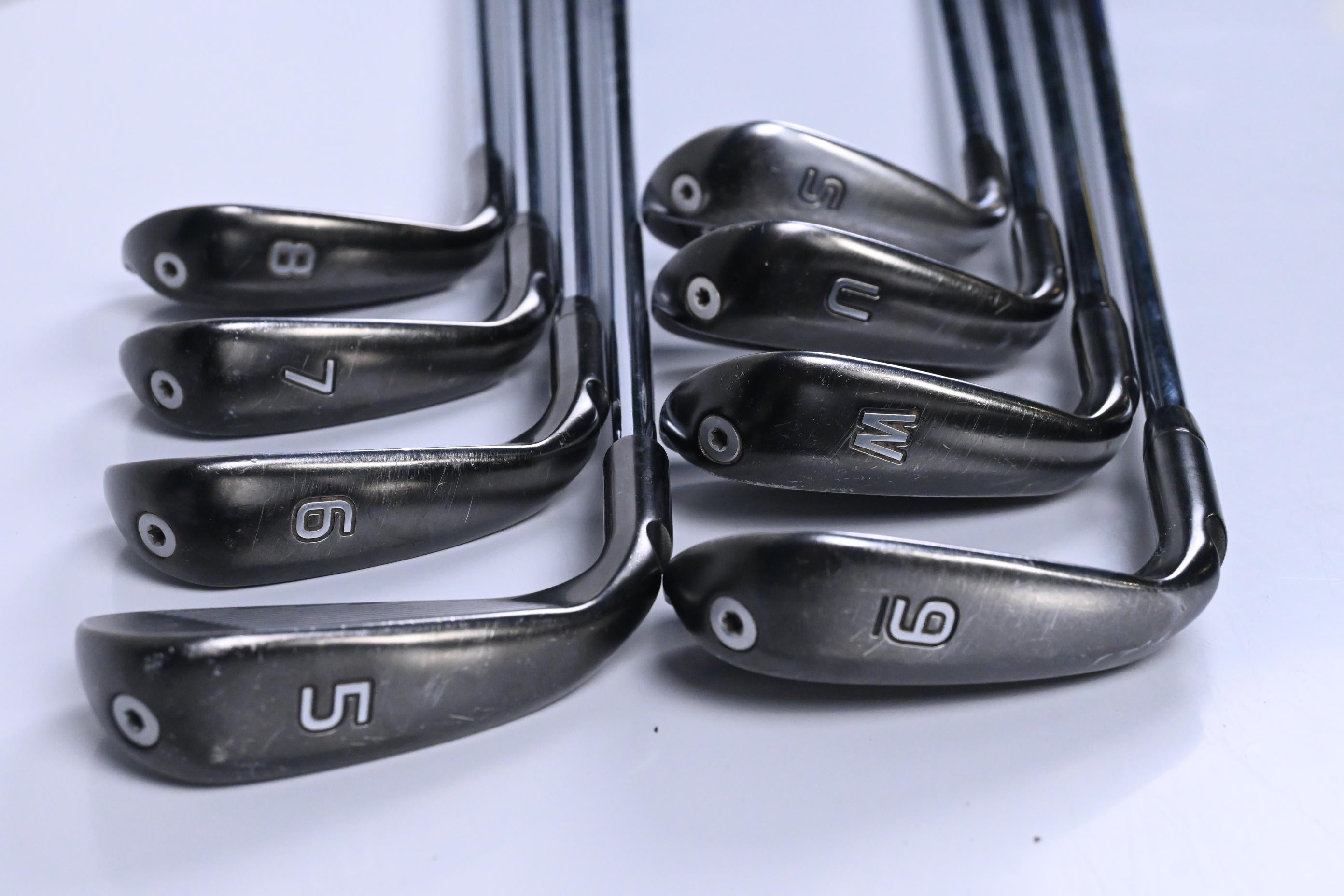 Ping G710 Irons / 5-PW+GW+SW / Red Dot / Regular Flex Ping AWT 2.0 Shafts