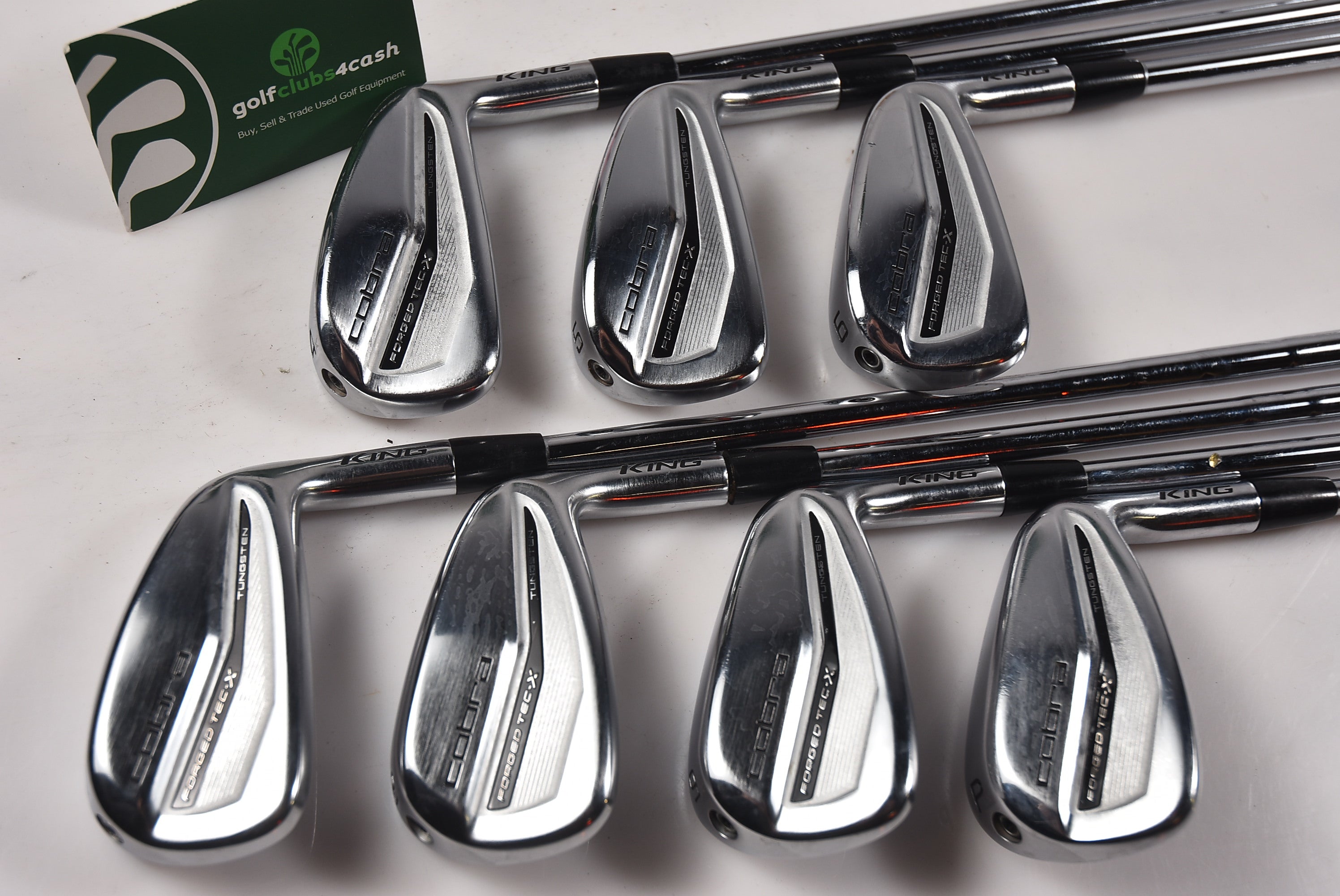 Cobra King Forged Tec X Irons / 4-PW / Stiff Flex KBS Tour Lite Shafts