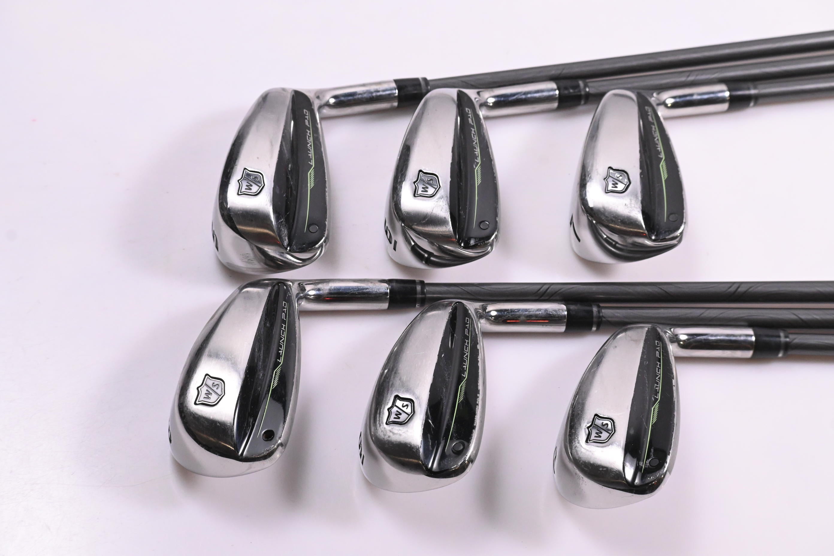 Wilson Launch Pad 2022 Irons / 5-PW / Regular Flex Evenflow 65 Shafts