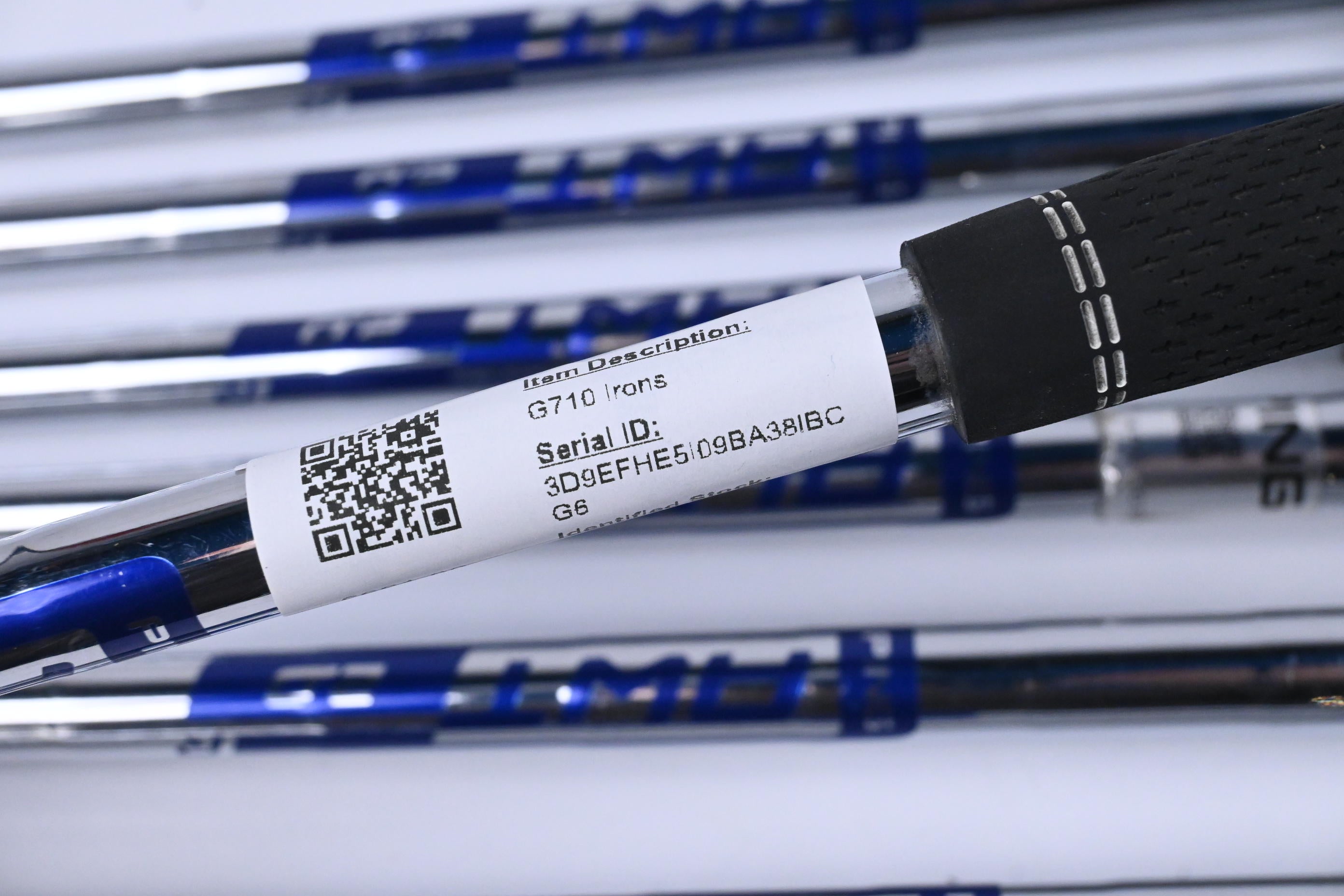 Ping G710 Irons / 5-PW+GW+SW / Red Dot / Regular Flex Ping AWT 2.0 Shafts