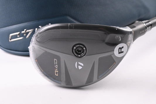 Taylormade Qi4D #4 Hybrid / 22 Degree / Regular Flex REAX By KBS 65 Shaft