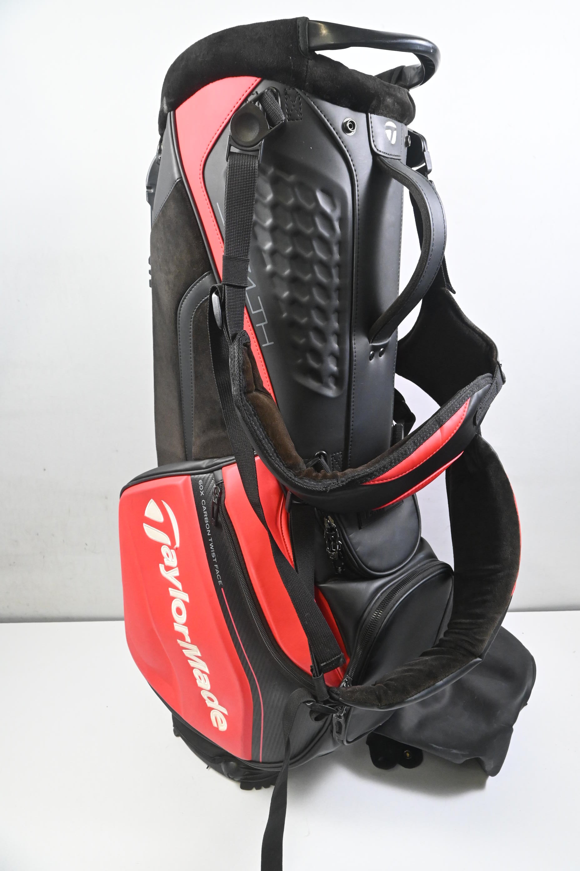 Taylormade Stealth Stand Bag / 4-Way Divider / Red, Black