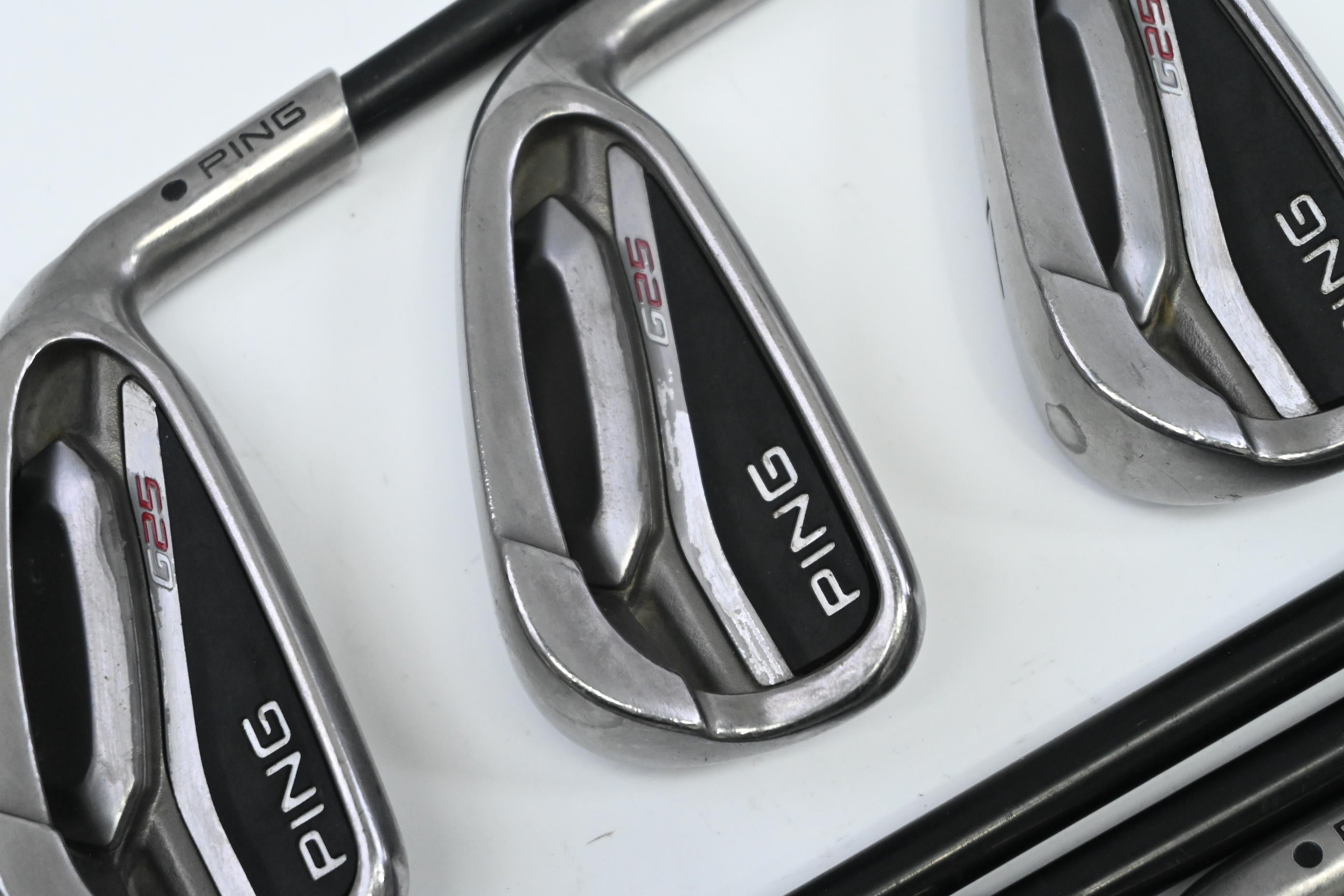 Ping G25 Irons / 5-PW+SW / Black Dot / Regular Flex Ping TFC 189 Shafts