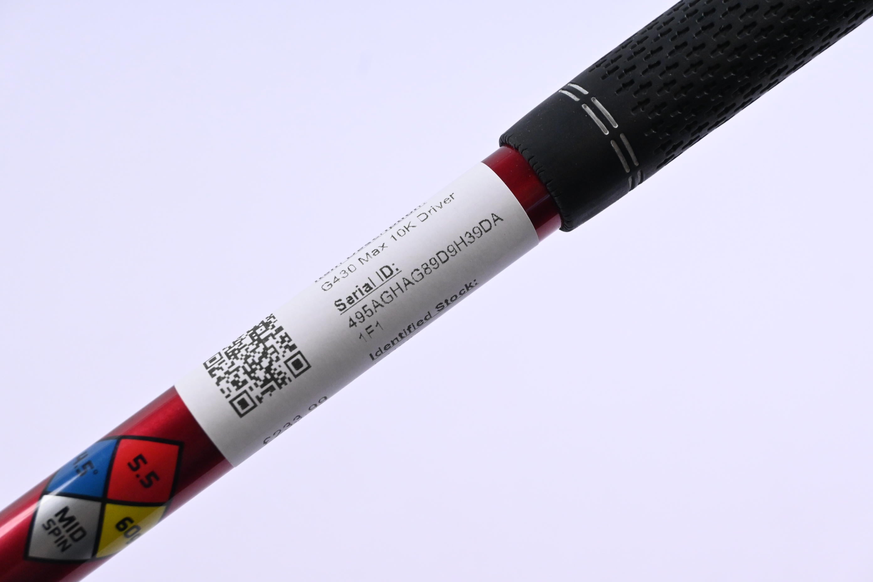 Ping G430 Max 10K Driver / 10.5 Degree / Regular Flex HZRDUS Smoke RDX Red 60