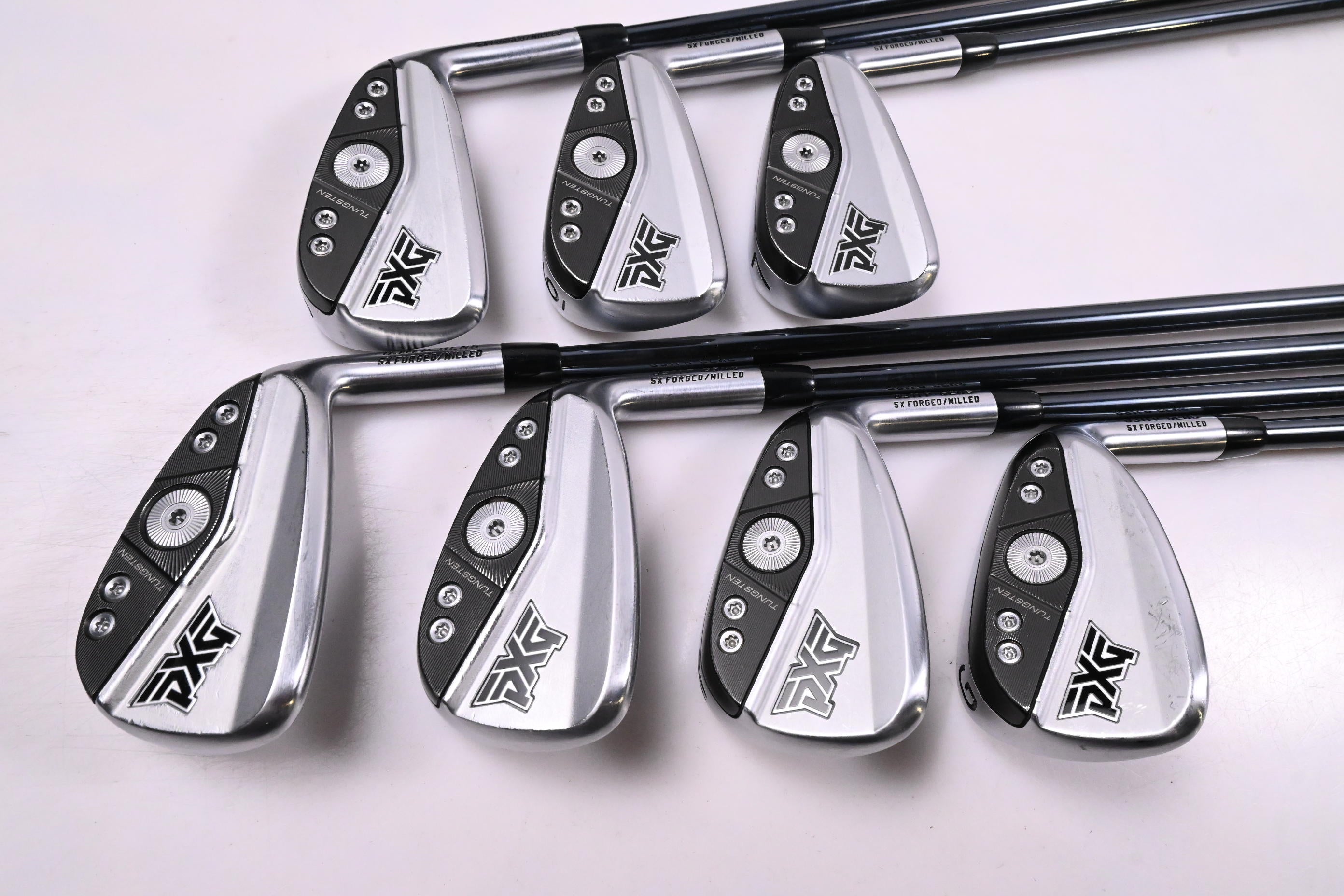 PXG 0311 P Gen6 Irons / 5-PW+GW / Regular Flex UST Recoil Dart 75 Shafts