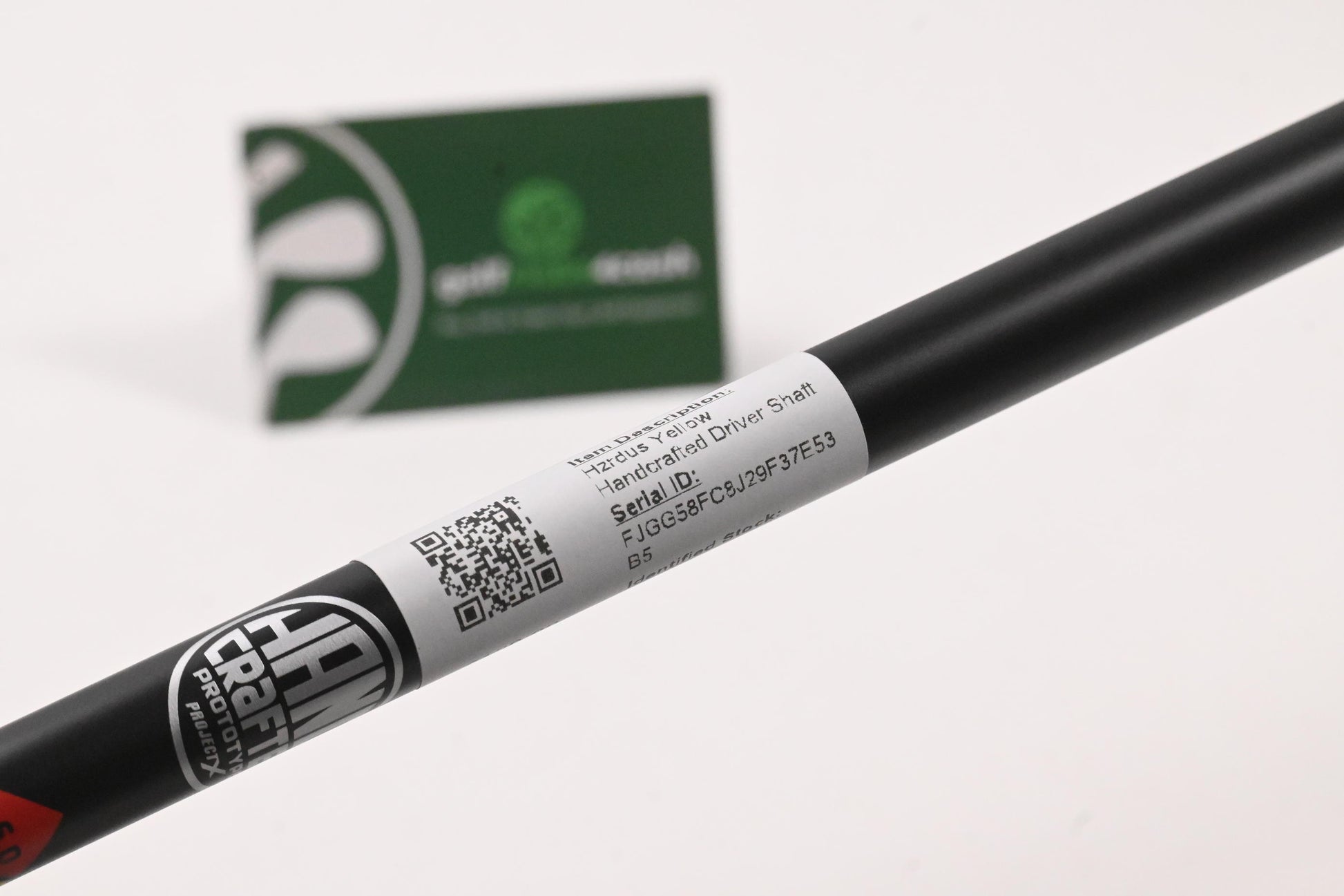 Hzrdus Yellow 75 Handcrafted Driver Shaft / Stiff Flex / .350 Tip / Uncut