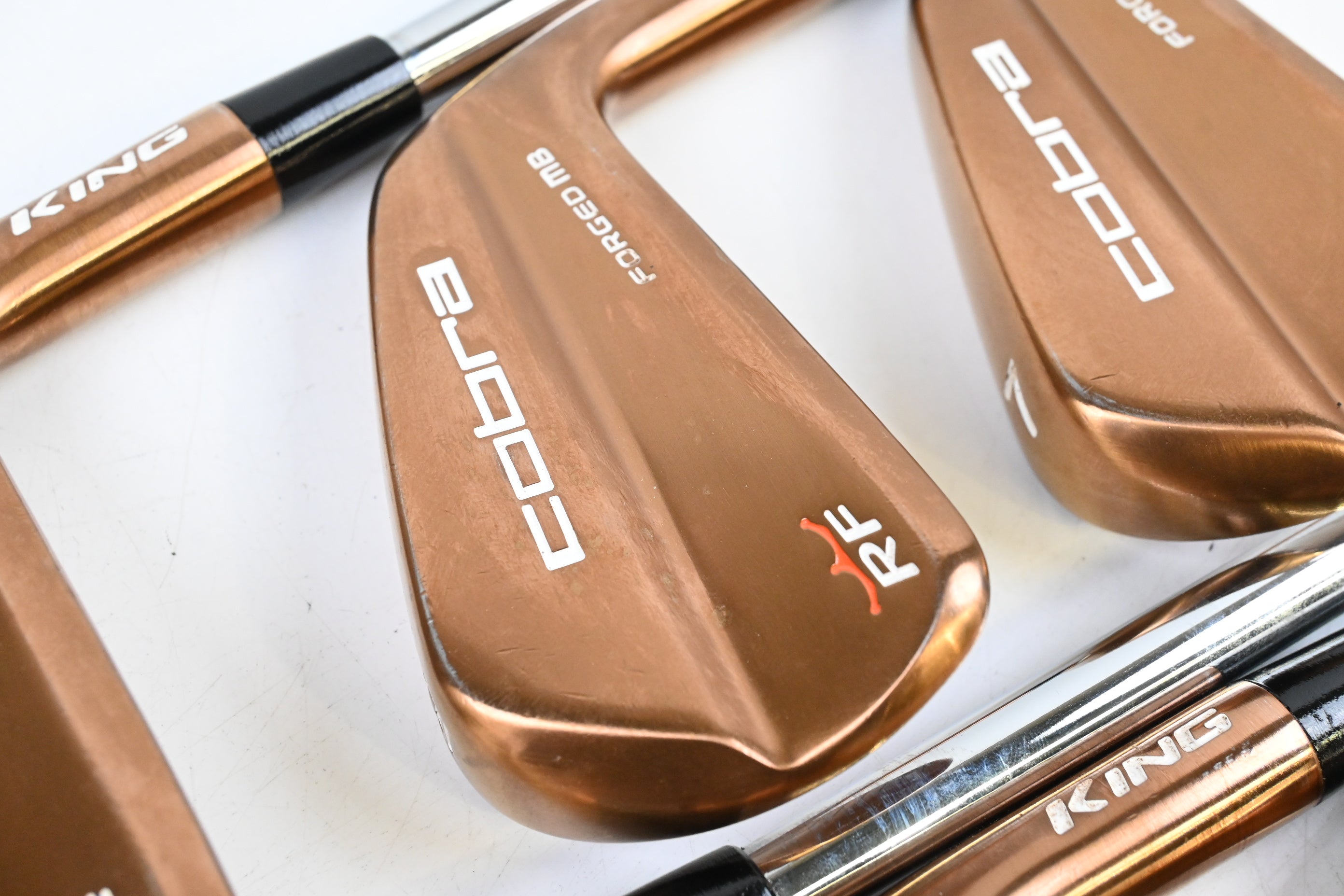 Cobra King RF Forged MB Copper Irons / 5-PW / Stiff Flex Dynamic Gold S300 Shaft