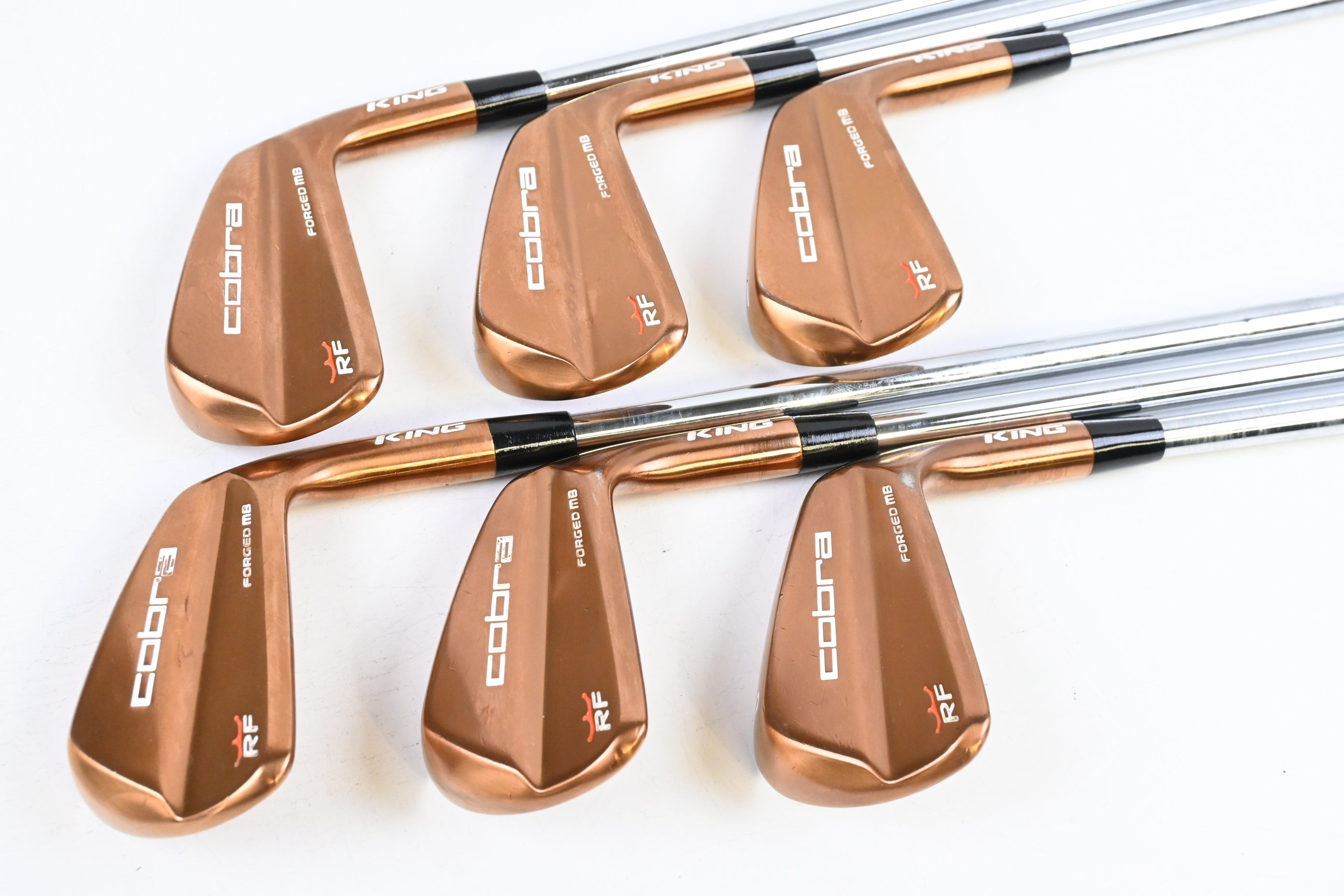 Cobra King RF Forged MB Copper Irons / 5-PW / Stiff Flex Dynamic Gold S300 Shaft