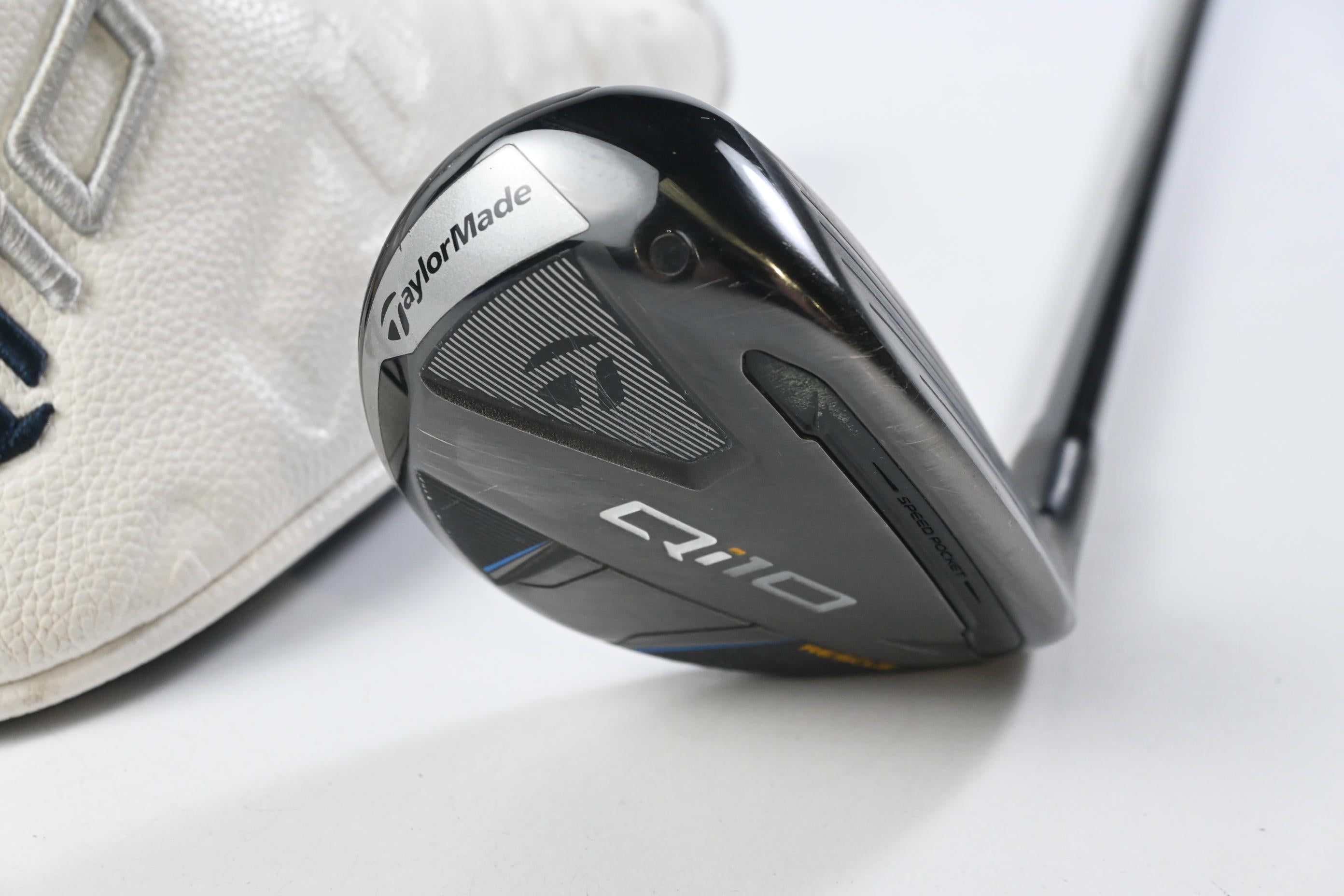 Taylormade Qi10 #3 Hybrid / 19 Degree / Stiff Flex Fujikura Ventus Blue 7 Shaft
