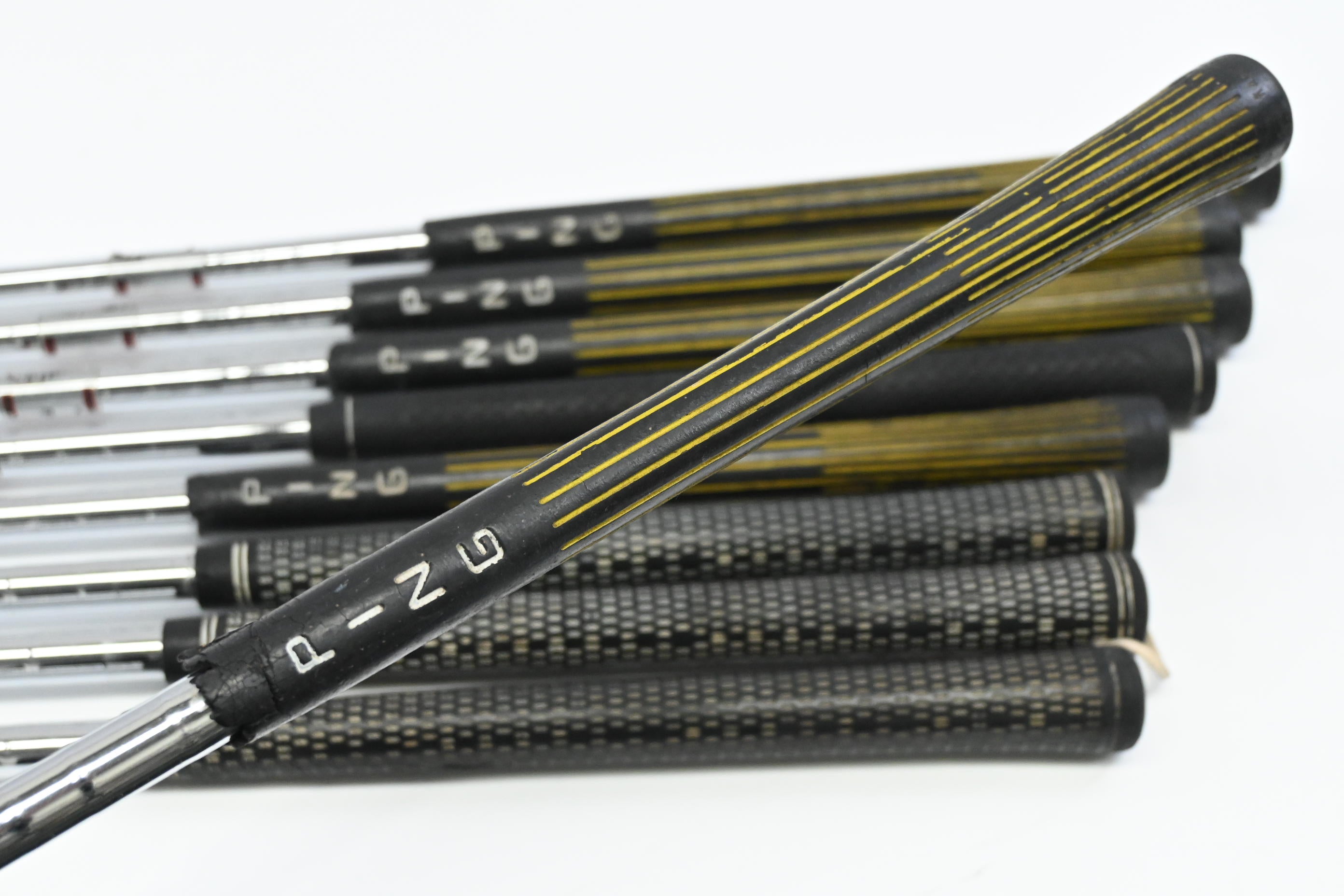 Left Hand Ping Eye 2+ Irons / 3-PW+SW / Green Dot / Stiff Flex Ping JZ Shafts
