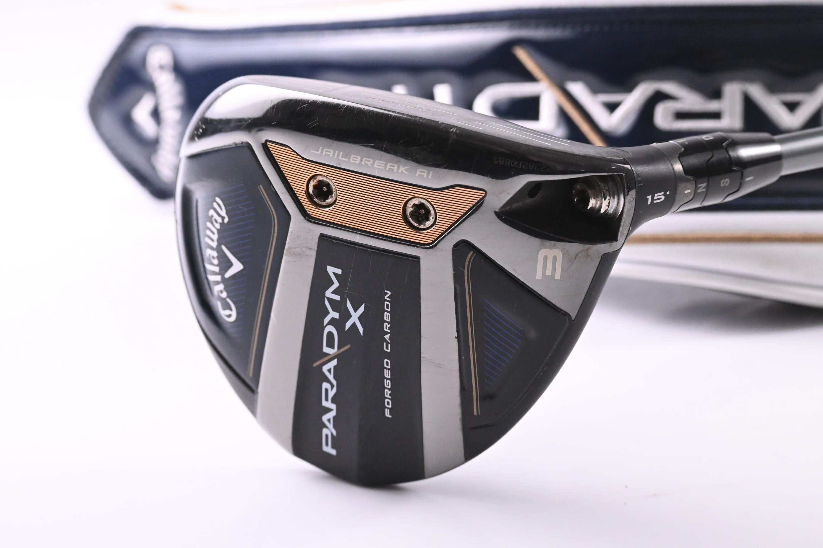 Callaway Paradym X #3 Wood / 15 Degree / Regular Flex HZRDUS Silver 60 Shaft