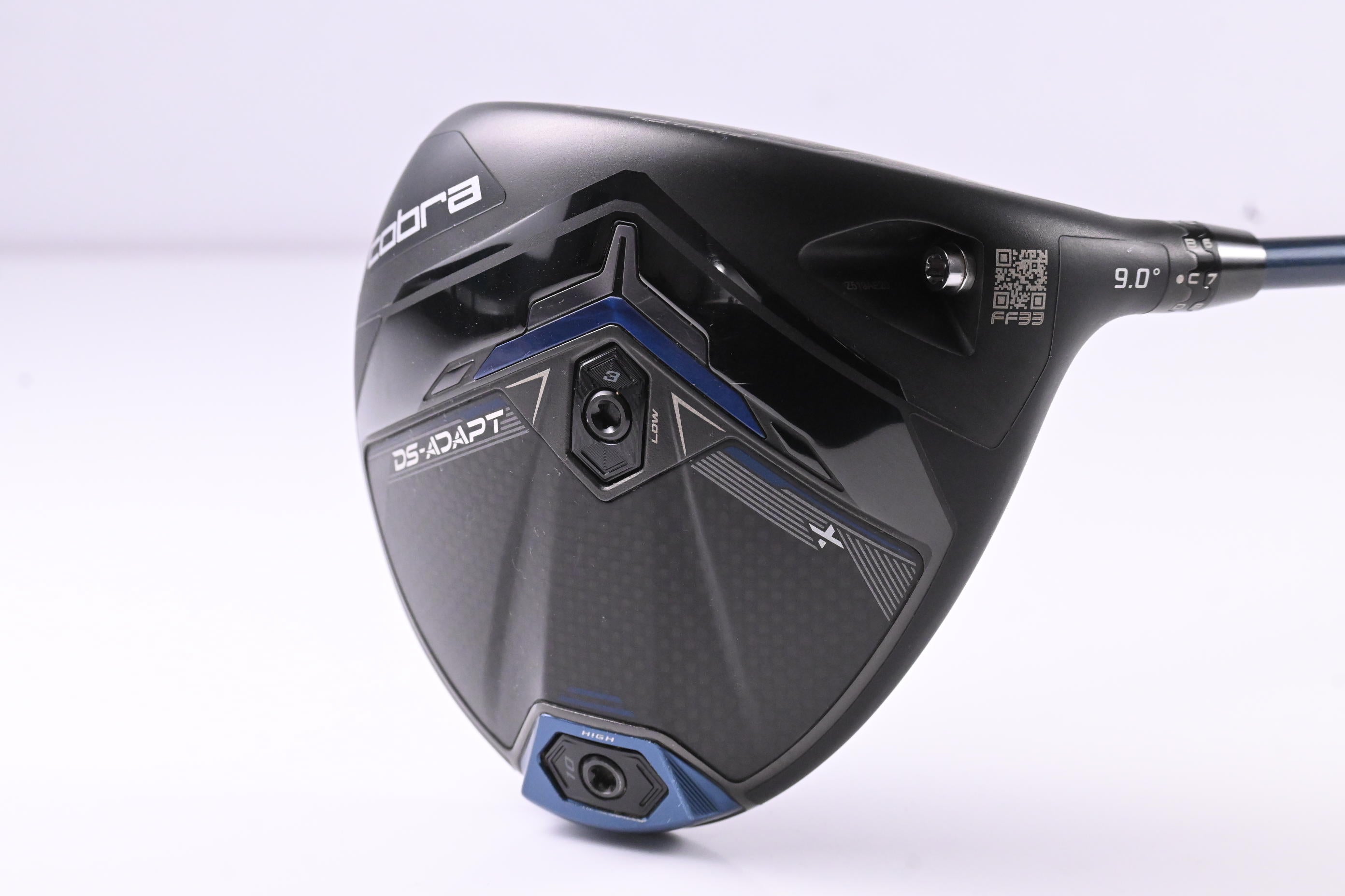 Cobra DS-Adapt X Driver / 9 Degree / Stiff Flex Denali Blue 60 Shaft
