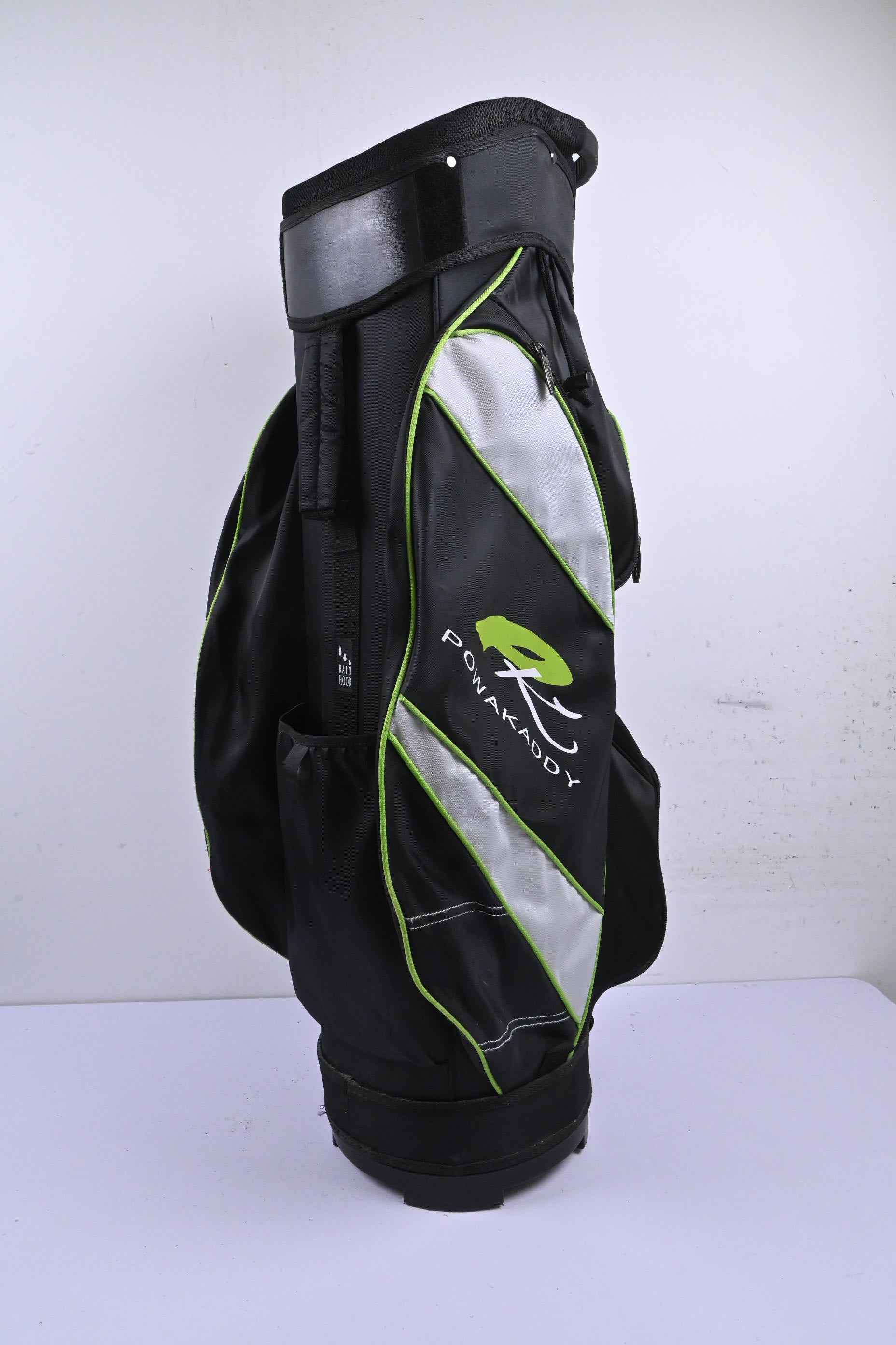 Powakaddy Cart Bag / 14-Way Divider / Black, Grey & Green