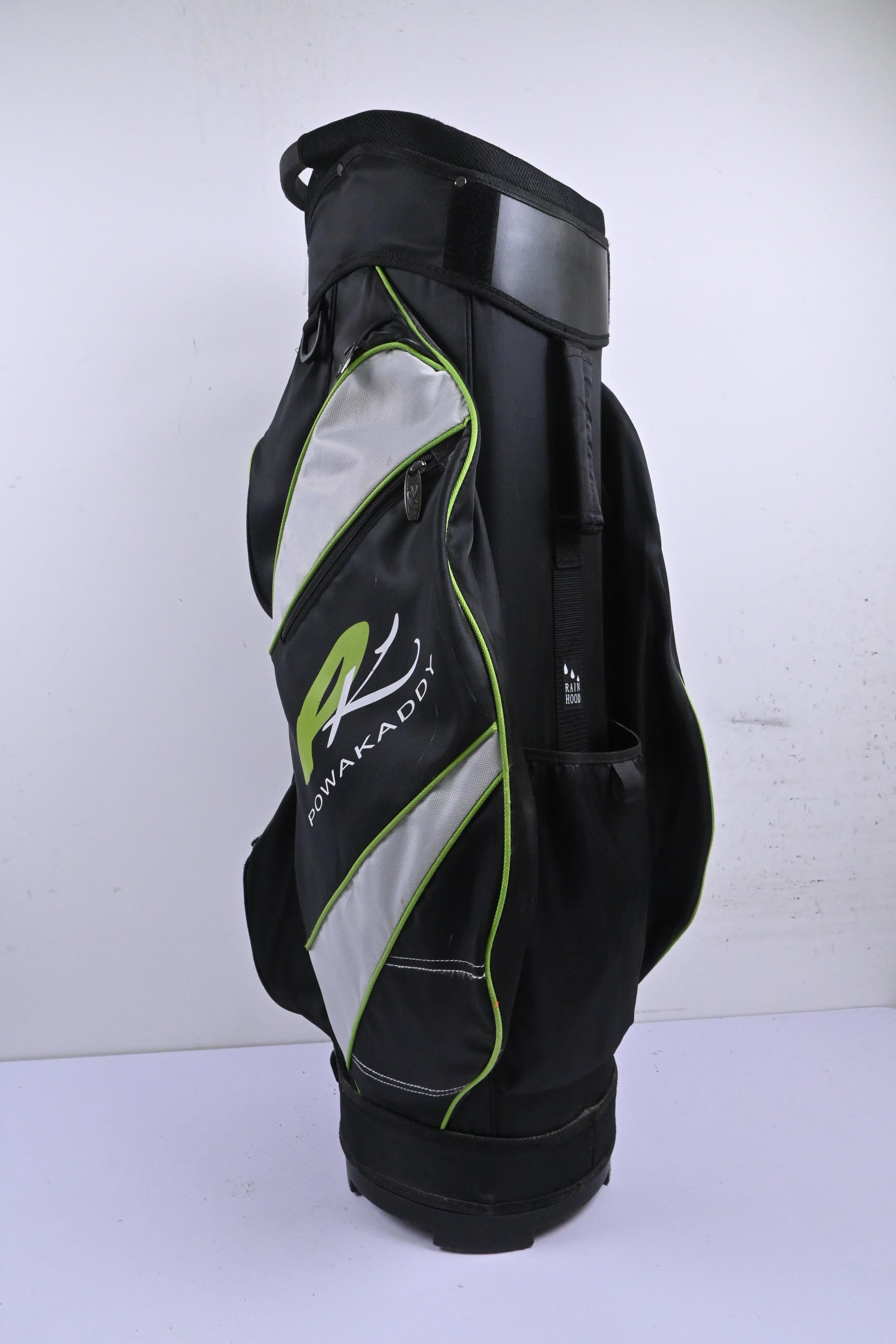 Powakaddy Cart Bag / 14-Way Divider / Black, Grey & Green