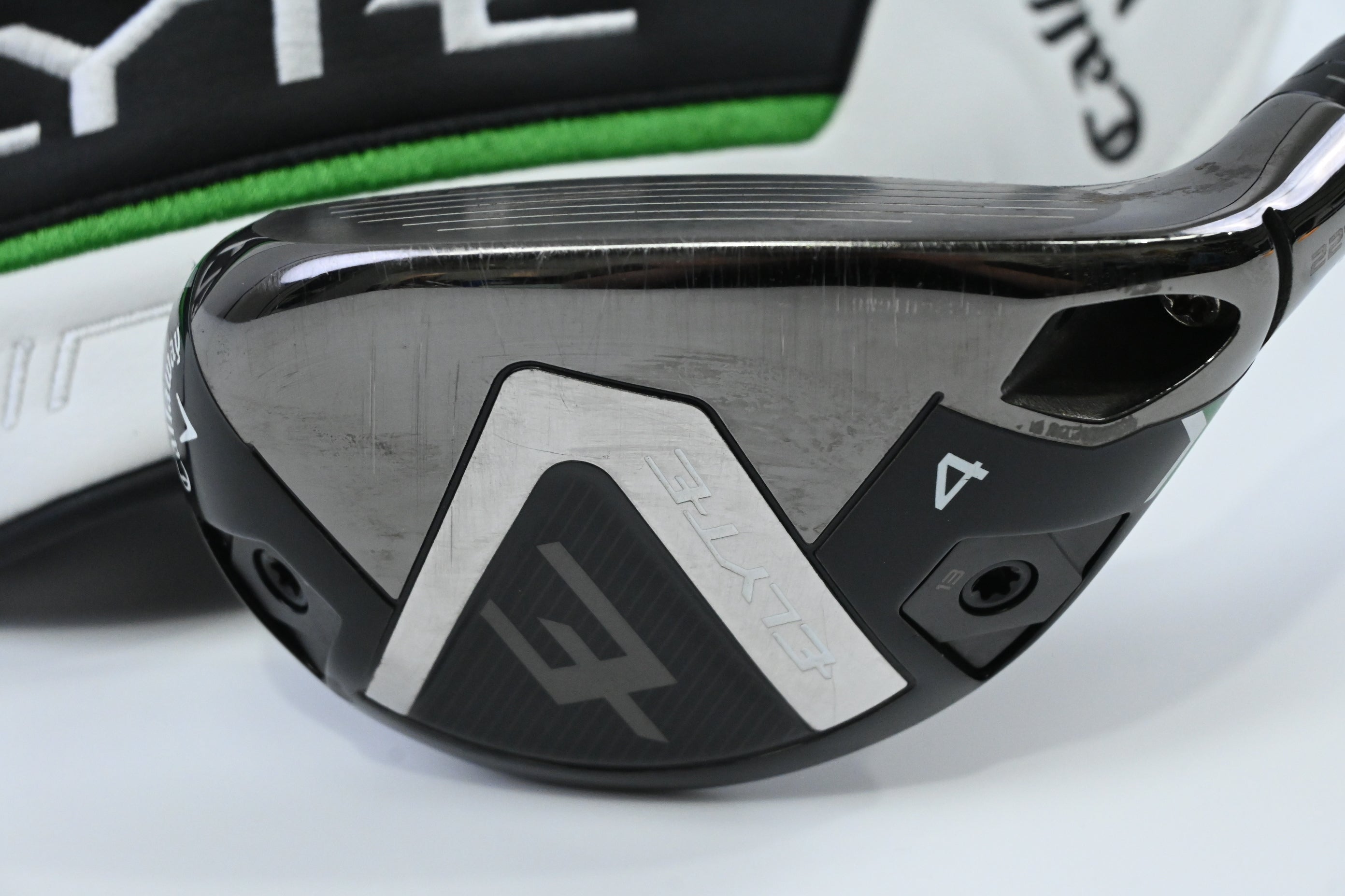 Callaway Elyte #4 Hybrid / 22 Degree / Stiff Flex Denali Charcoal 70 Shaft