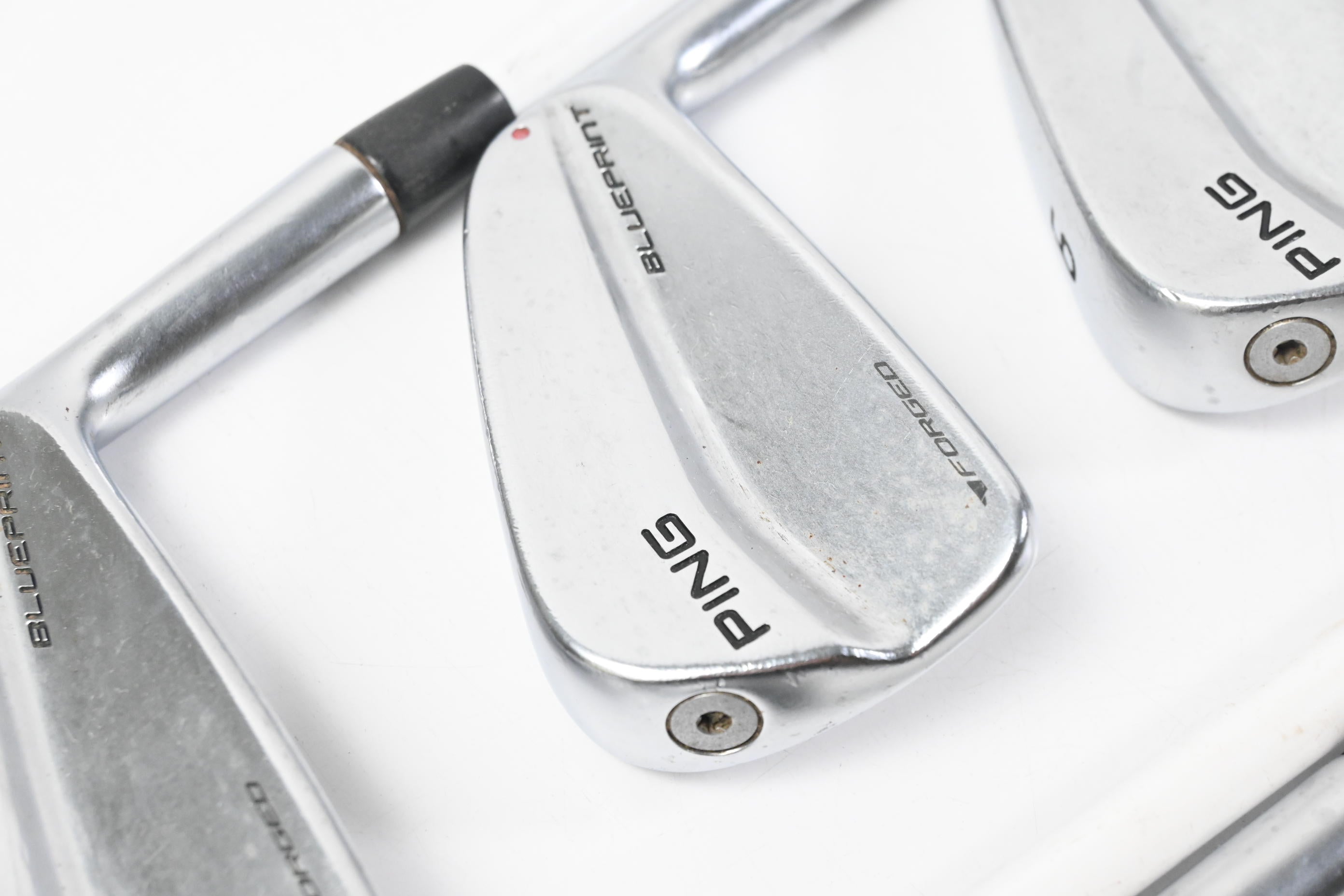 Ping Blueprint Irons / 4-PW / Red Dot / Stiff Flex Matrix Ozik Program 95 Shafts