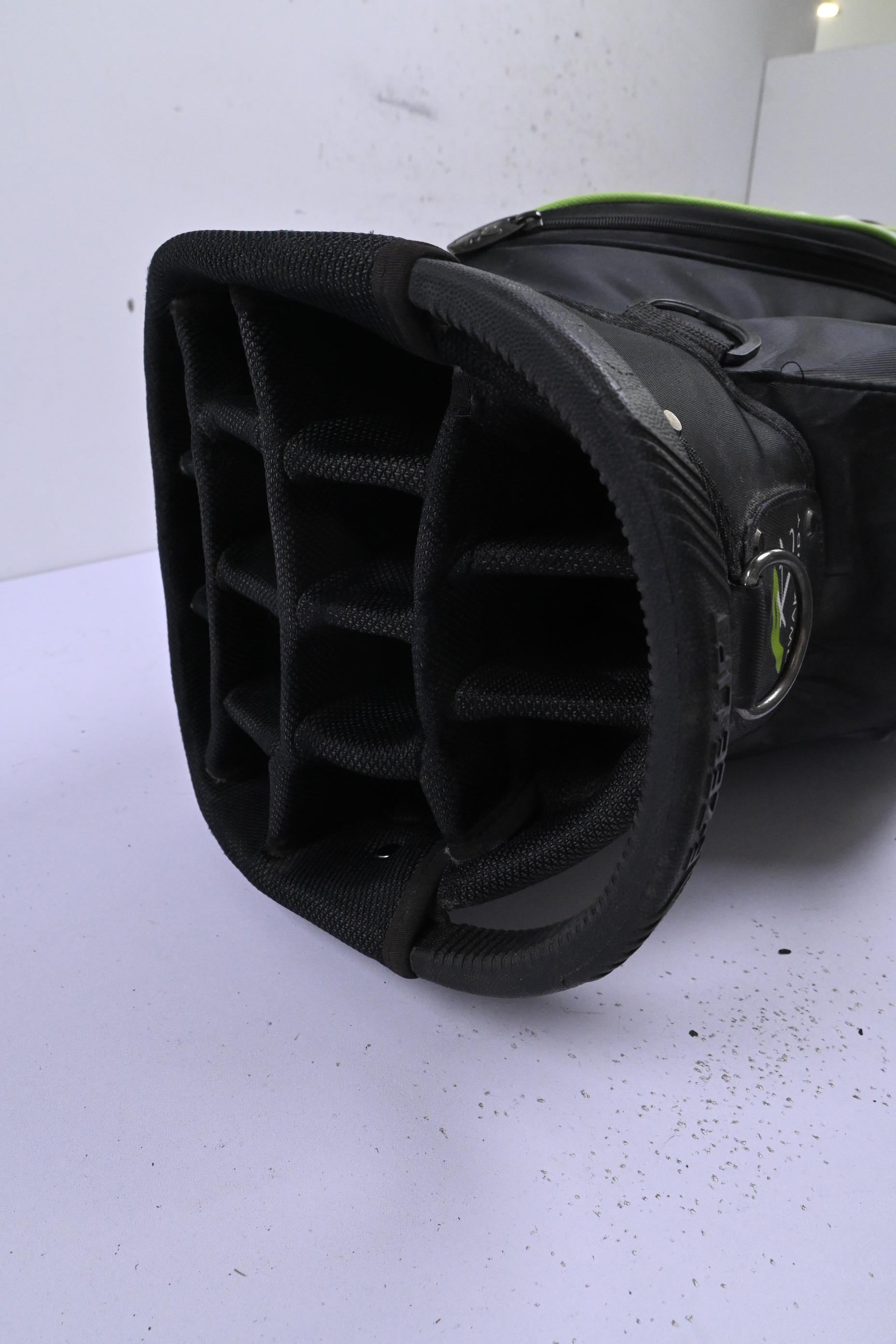 Powakaddy Cart Bag / 14-Way Divider / Black, Grey & Green