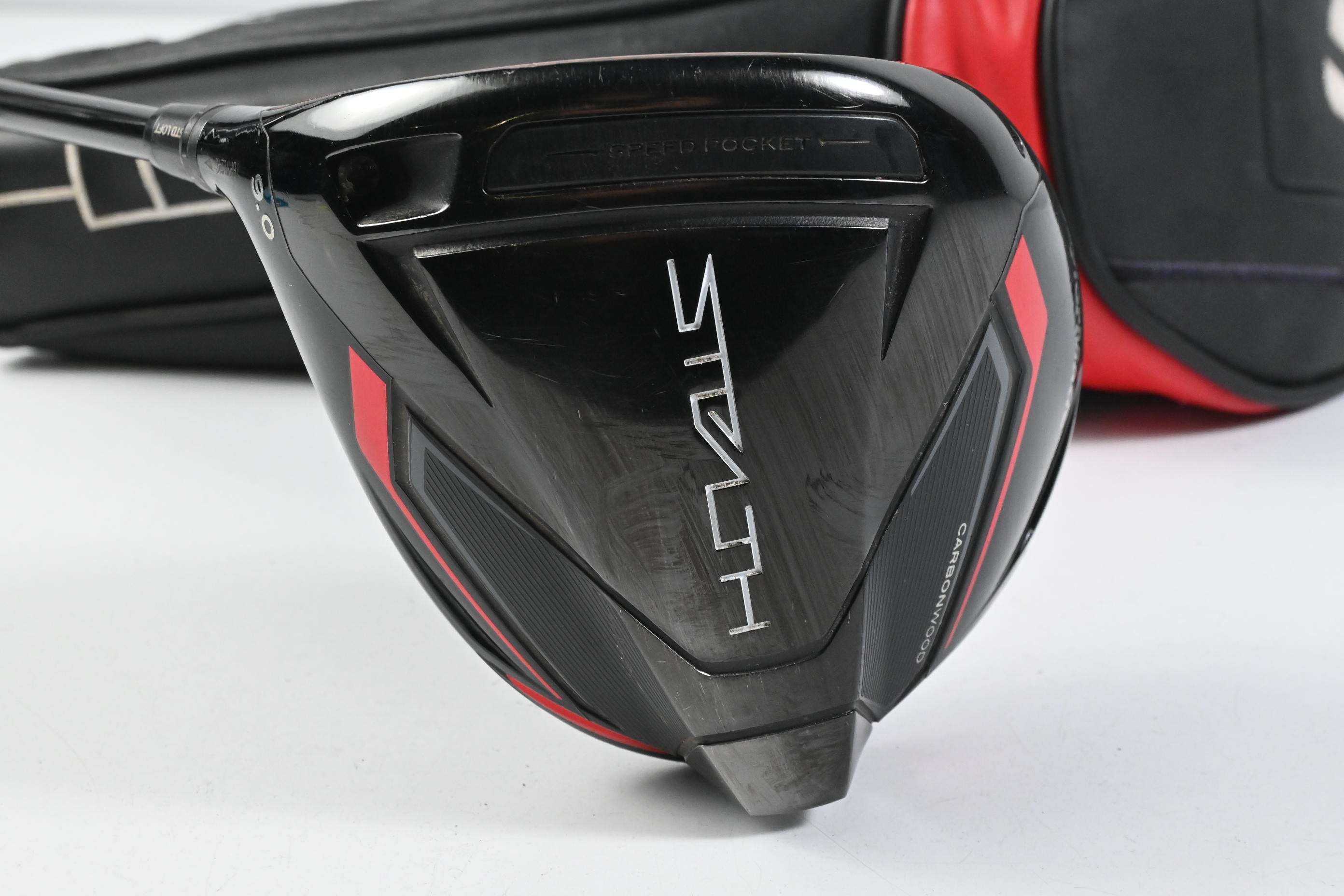 Left Hand Taylormade Stealth Driver / 9 Degree / Regular Flex HZRDUS Smoke RDX